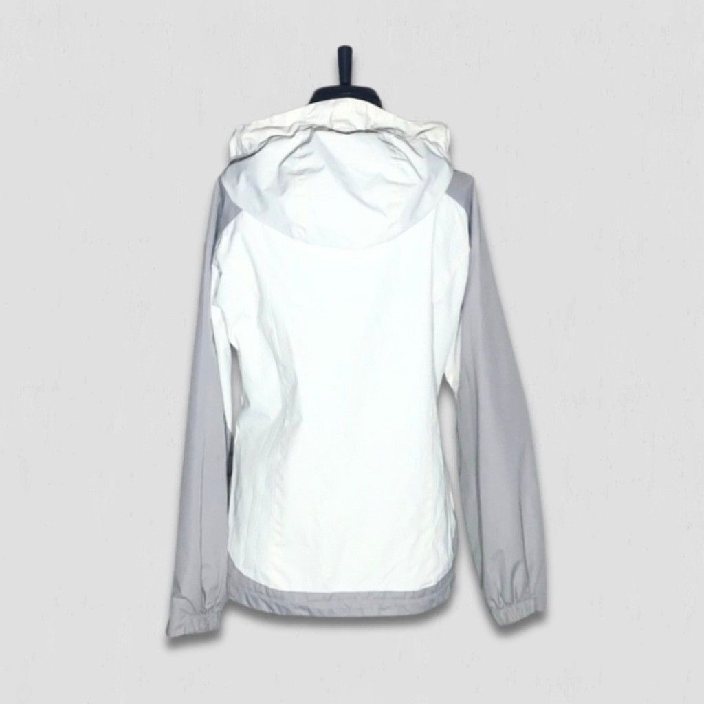 Free Country Free Country Windbreaker Jacket Hooded White/Gray sz M Size M / US 6-8 / IT 42-44 - 2 Thumbnail