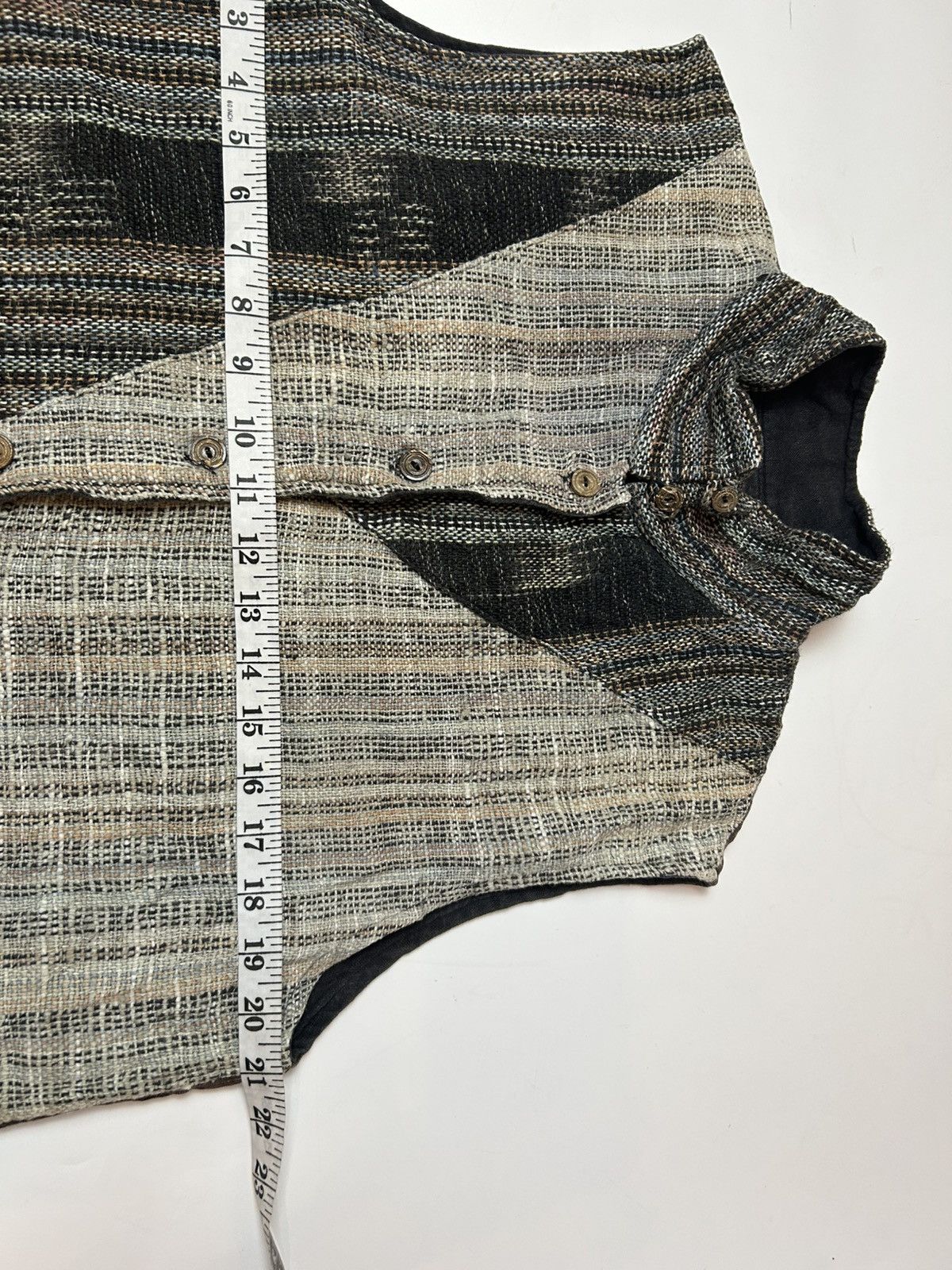 Handmade × Kapital × Vintage VINTAGE HANDMADE KAPITAL INSPIRED PATCHWORK REVERSIBLE VEST Size US M / EU 48-50 / 2 - 5 Thumbnail