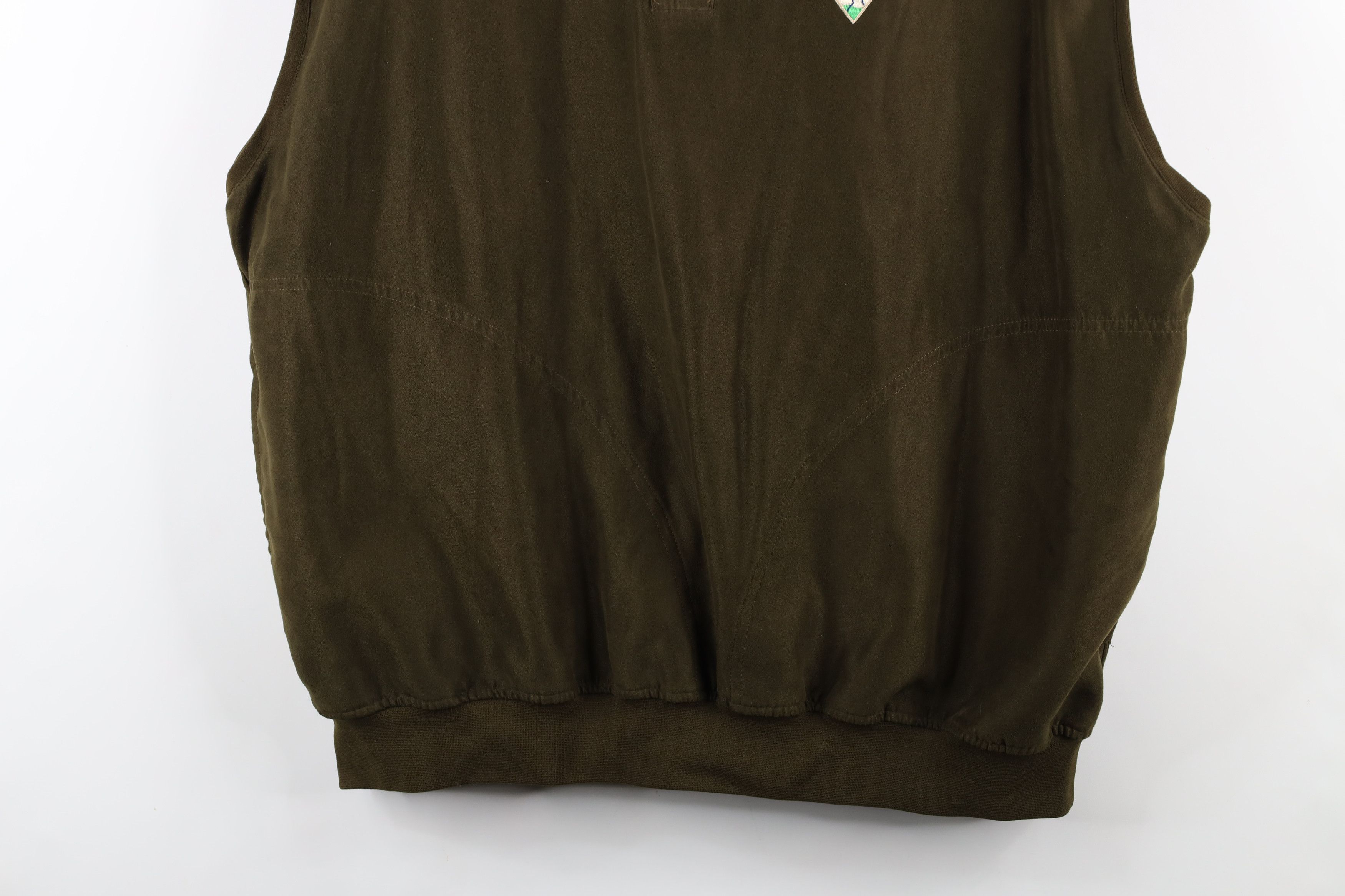 Vintage Zero Restriction Microsuede Golfing Pullover Vest Jacket Size US XL / EU 56 / 4 - 3 Thumbnail