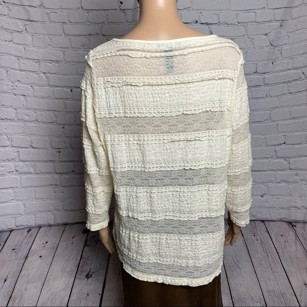 Lauren Ralph Lauren LRL Ralph Lauren Jeans Ivory Lace Top Size XL Size XL / US 12-14 / IT 48-50 - 4 Thumbnail