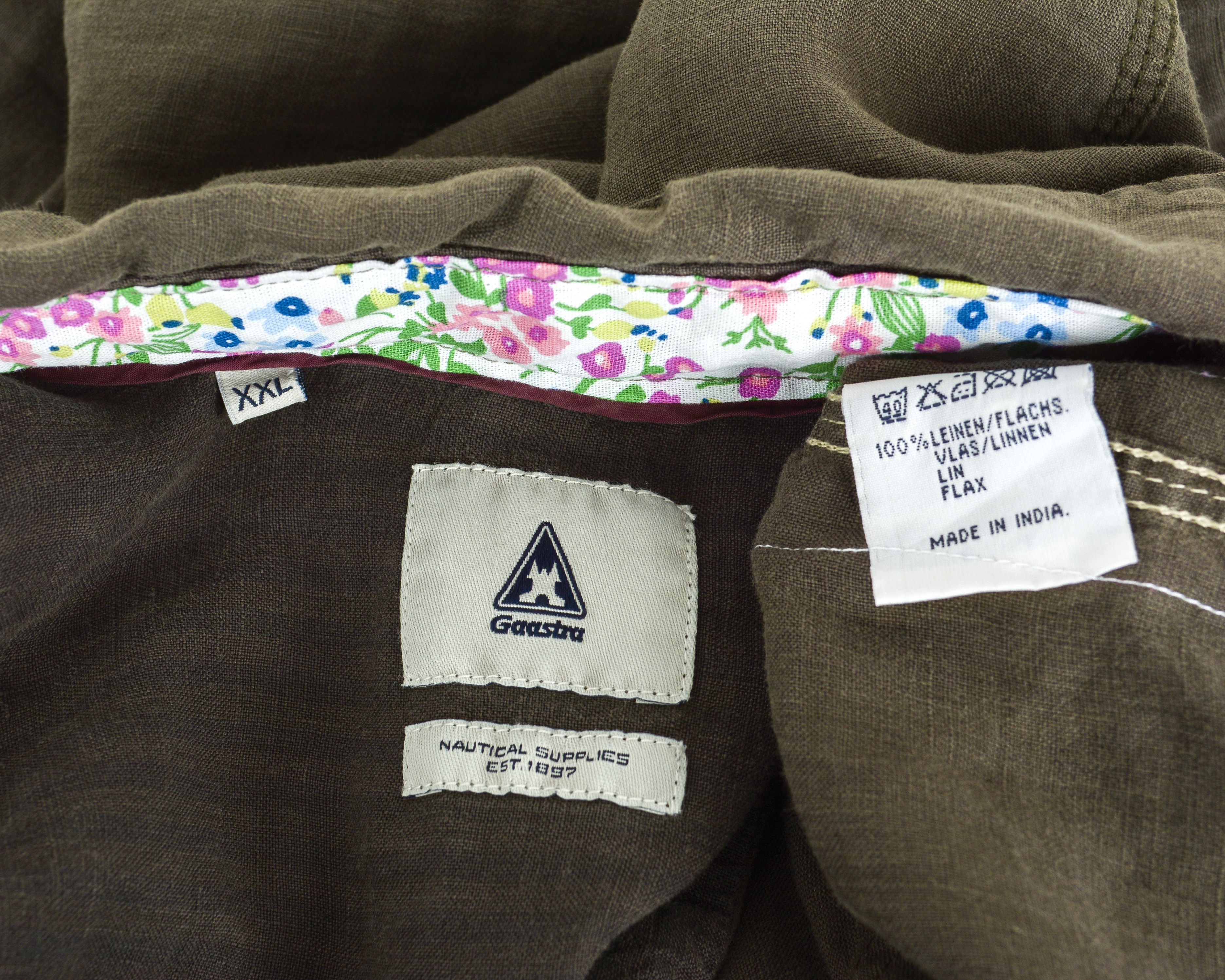Other GAASTRA Linen Shirt Button Up Long Sleeved Oxford Summer Size US XXL / EU 58 / 5 - 8 Thumbnail