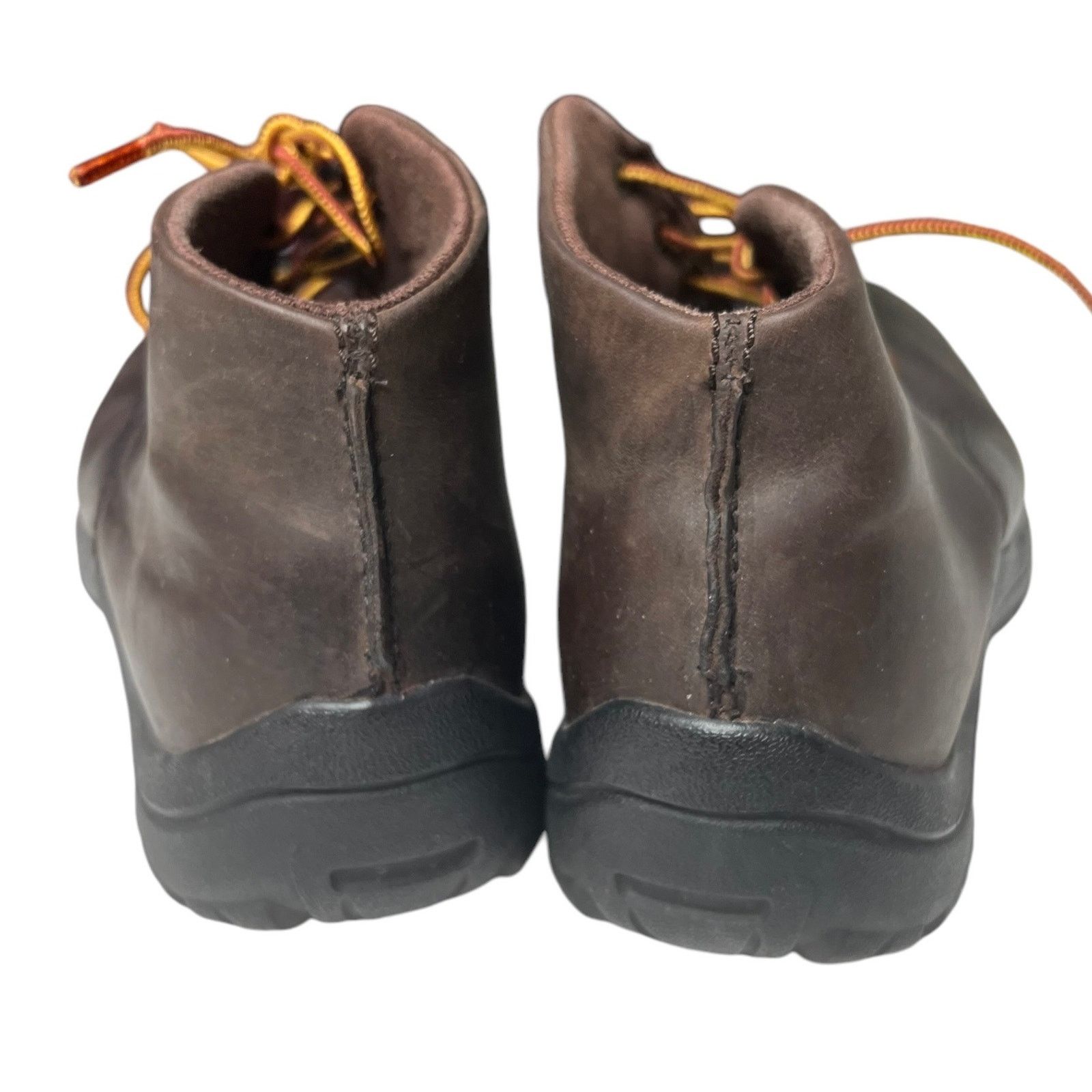 L.L. Bean L.L. Bean Men's Leather Hiking Boots Dark Brown Lace Up 8.5 Size US 8.5 / EU 41-42 - 4 Thumbnail