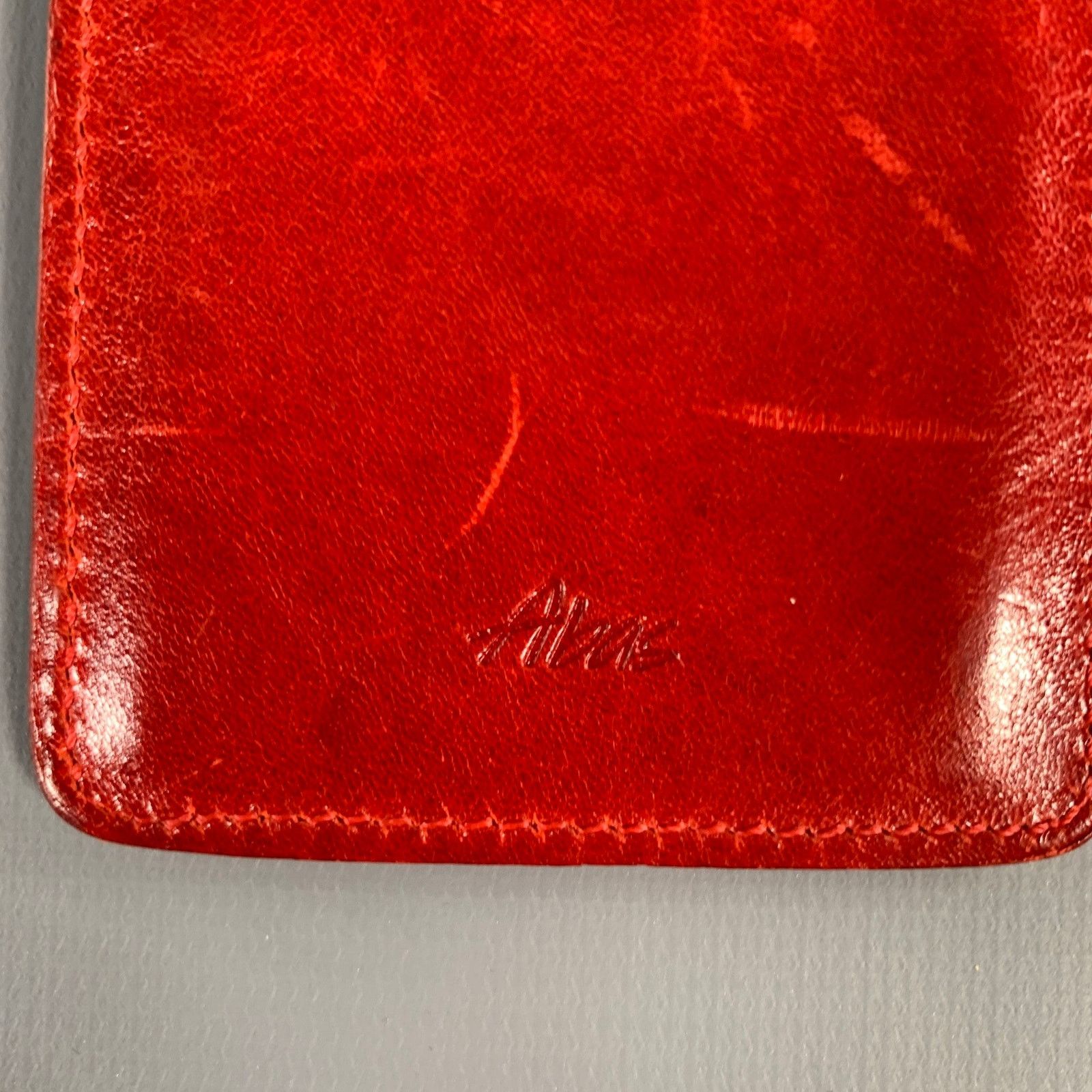 Other ABAS Red Leather Luggage Tag Bags Size ONE SIZE - 2 Thumbnail
