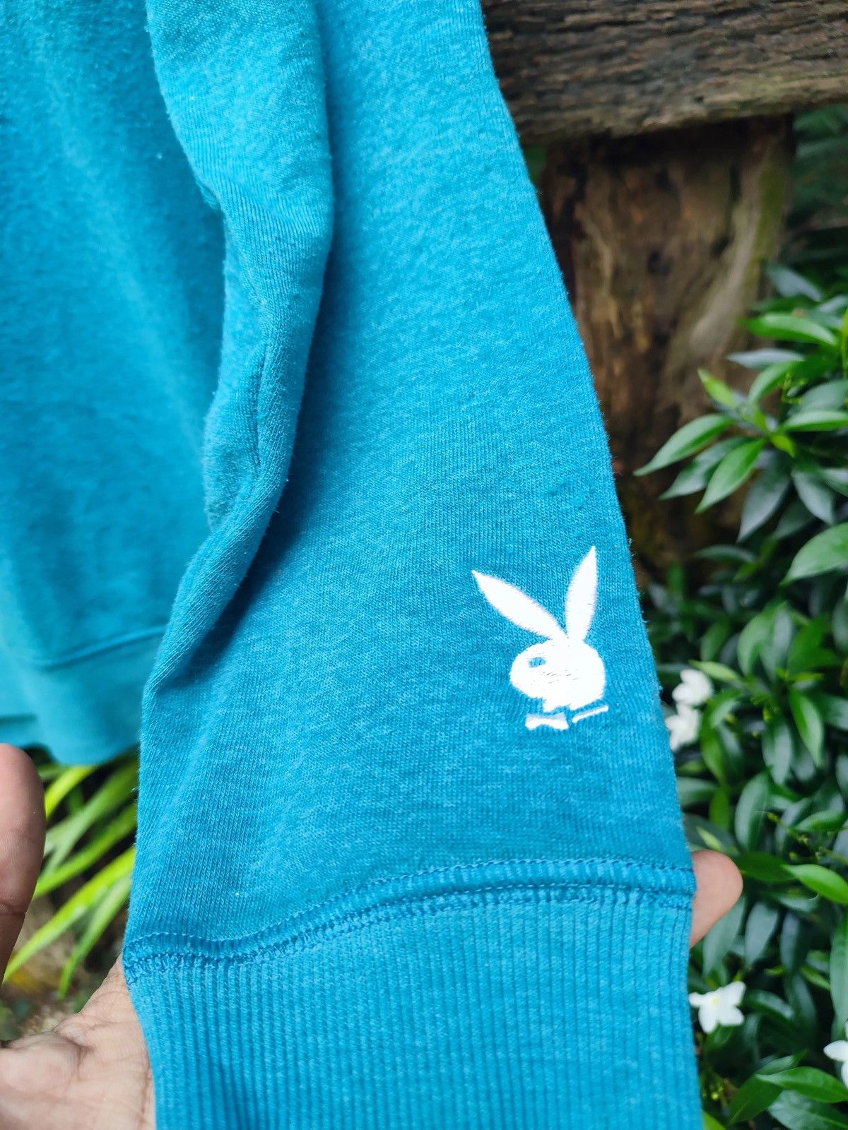 Playboy Playboy Bunny Teal Crewneck Sweatshirt – M Size US M / EU 48-50 / 2 - 6 Thumbnail