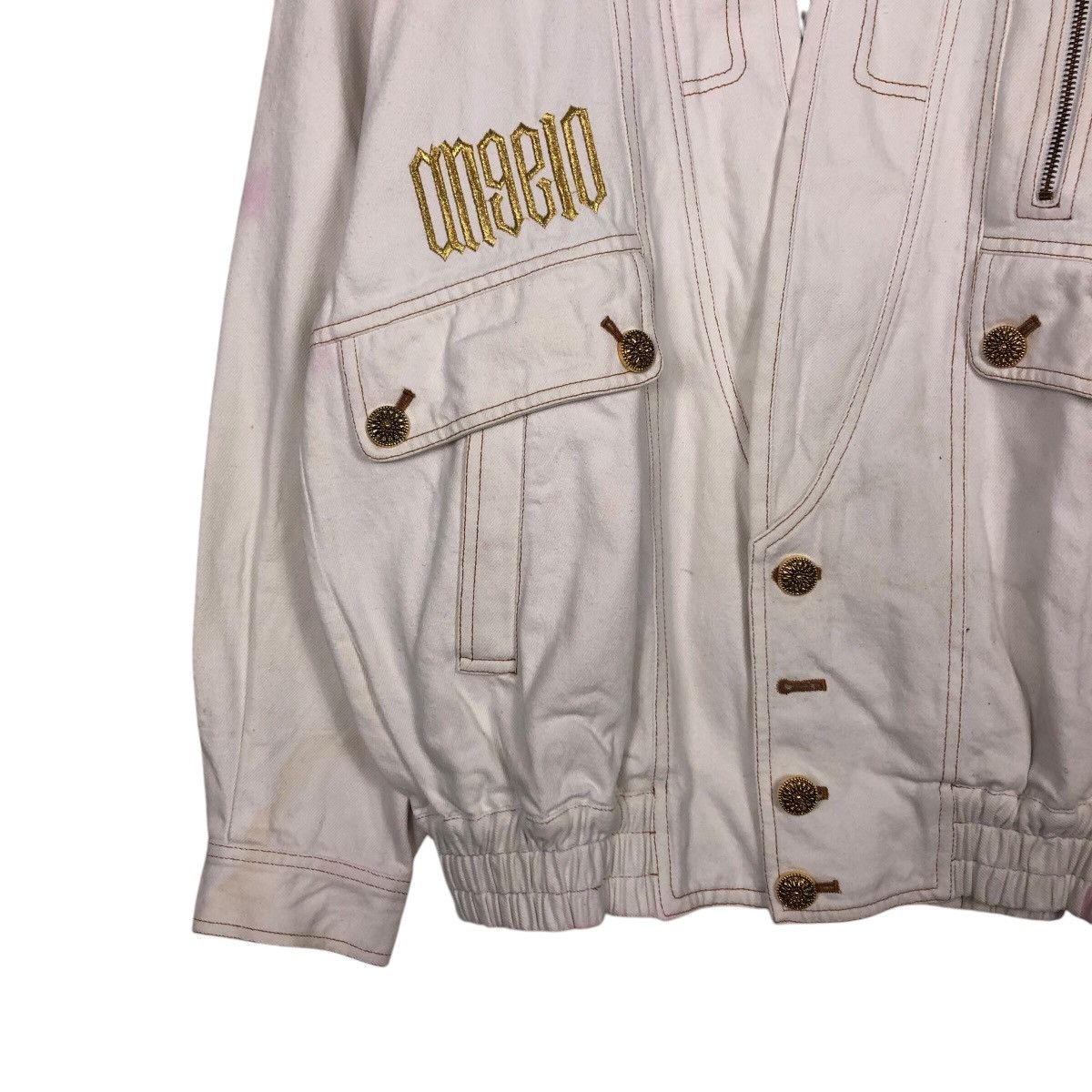 Japanese Brand × Vintage 📌Vintage Bomber Jacket Angelo Embroidered Big Logo Size US L / EU 52-54 / 3 - 6 Thumbnail