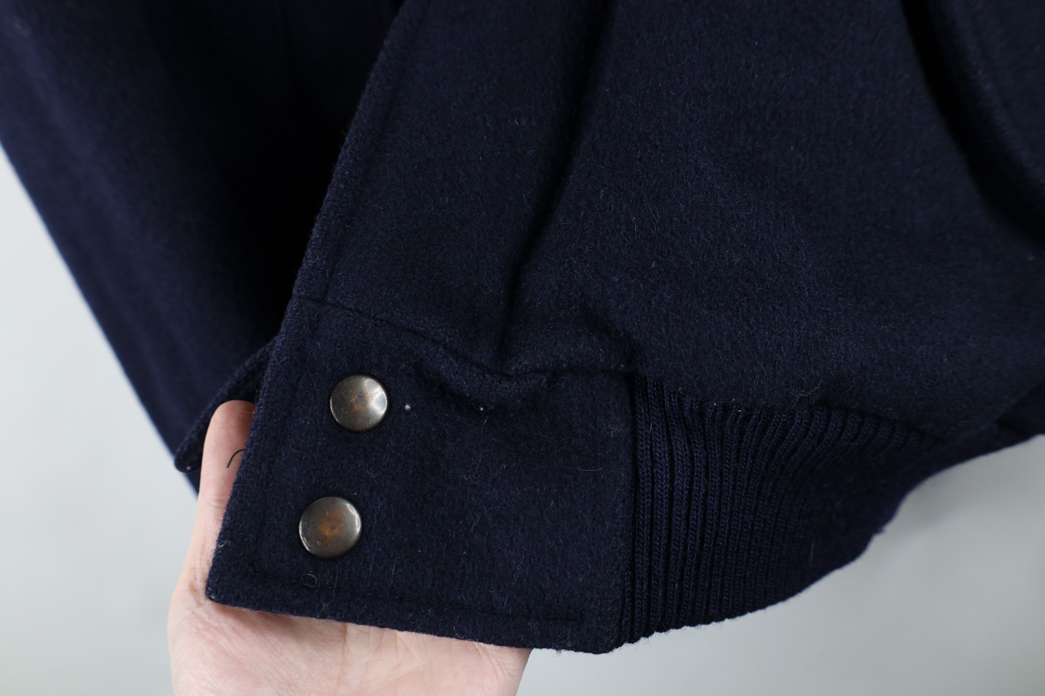 Vintage Vintage 70s 80s Streetwear Heavyweight Wool Bomber Jacket Size US XXL / EU 58 / 5 - 5 Thumbnail