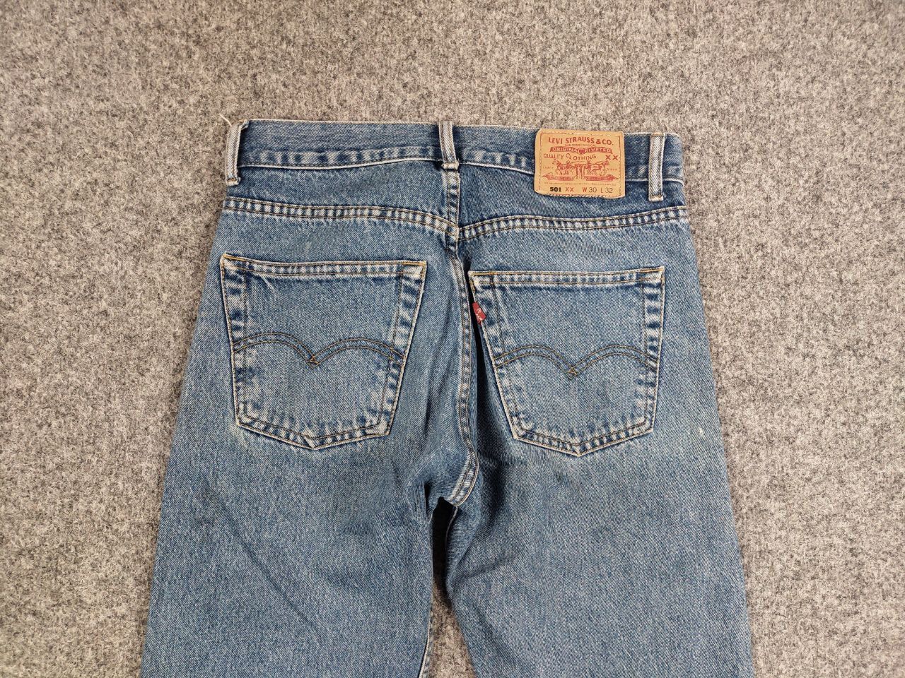 Levi's Vintage 80's Levis 501 Distressed Denim Jeans made in USa Size US 30 / EU 46 - 14 Thumbnail