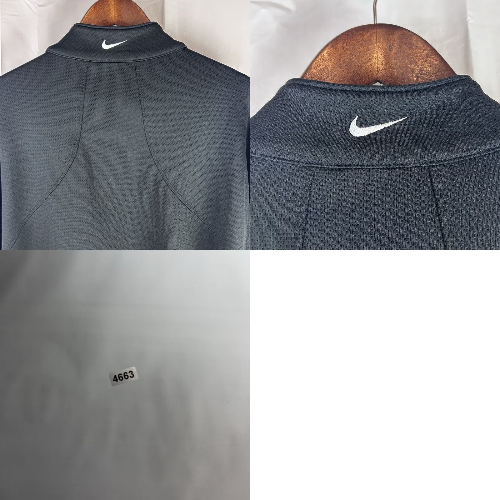 Nike Nike Golf Light Jacket Men's XXL Black 1/4 Zip Mock Neck Company Logo UPS Logo Adventure Outdoor Golf Jacket Mens 2XL Black Nike Golf Light Jacket Size US XXL / EU 58 / 5 - 9 Thumbnail