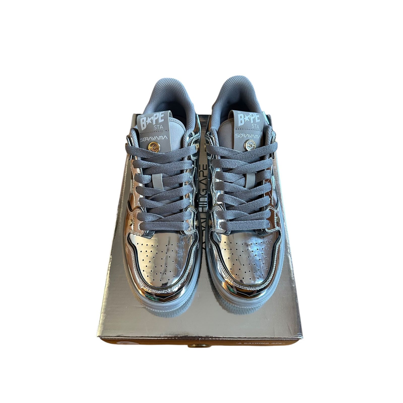 Bape 10 Brand New Bape X Hajime Sorayama Silver Sk8 Sta Size US 10 / EU 43 - 2 Thumbnail