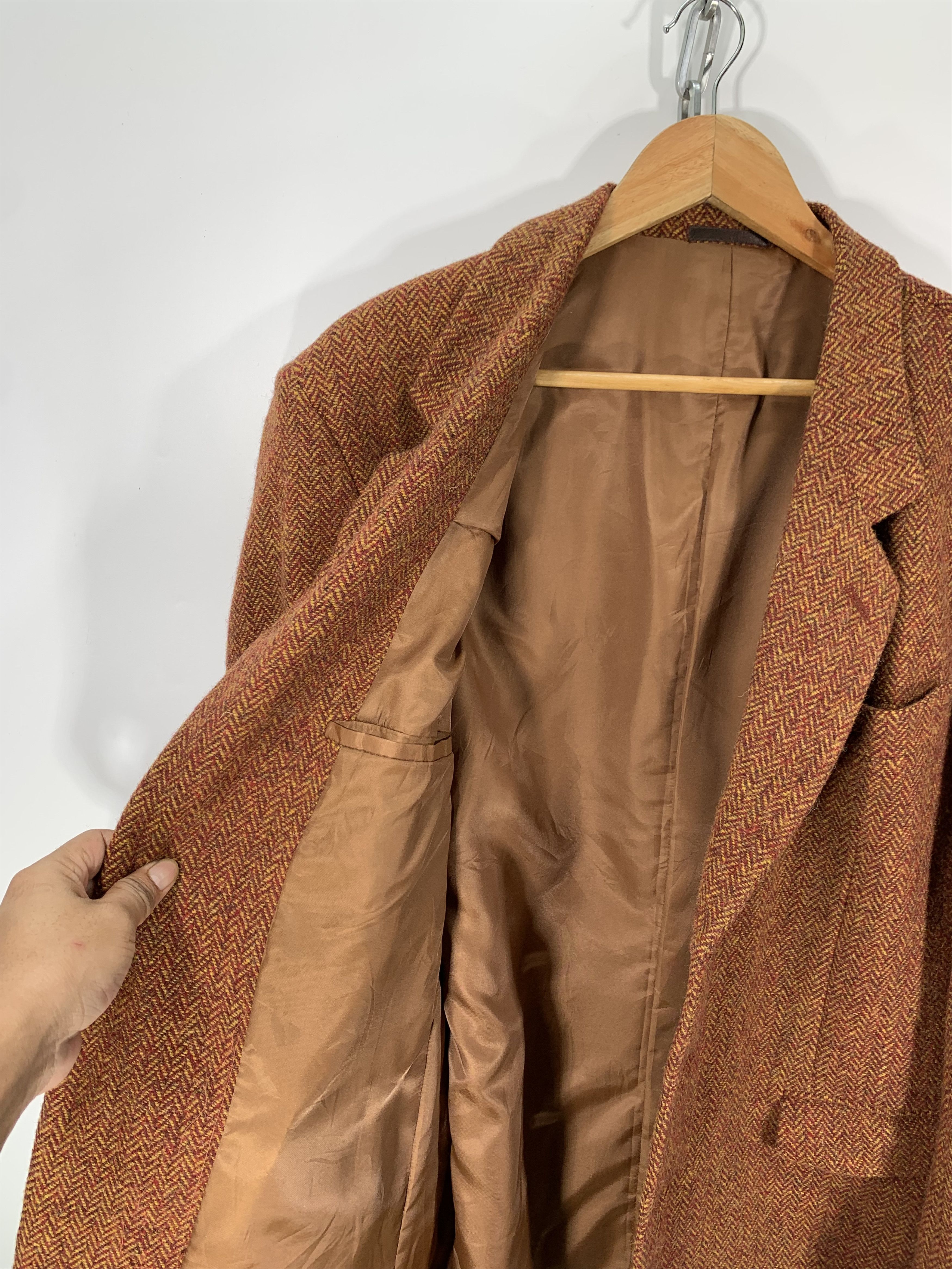 Harris Tweed × Octopus × Vintage Vintage Octopus army X harris tweed Wool Blazer Size US L / EU 52-54 / 3 - 7 Thumbnail