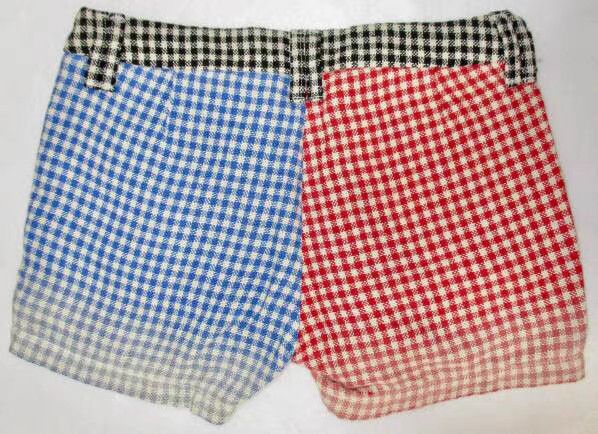 Roar roar Plaid Women's Suit Shorts K11 Size 24" / US 00 / IT 34 - 2 Thumbnail