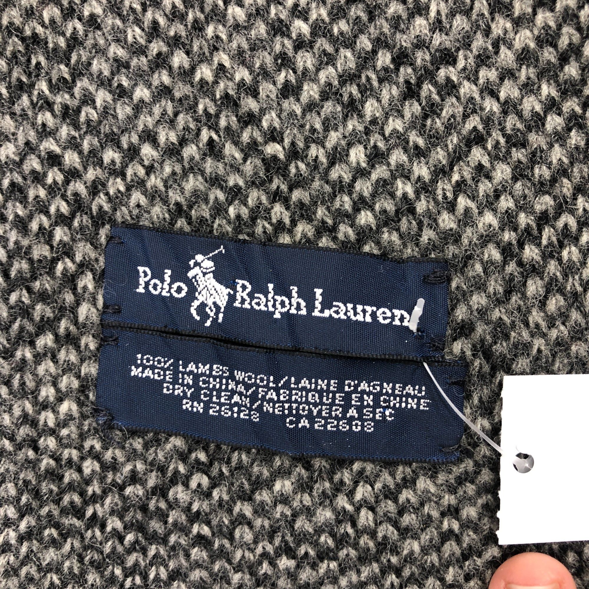 Polo Ralph Lauren Vintage Polo Ralph Lauren Scarf Muffler Knit Wool Scarves Size ONE SIZE - 5 Thumbnail