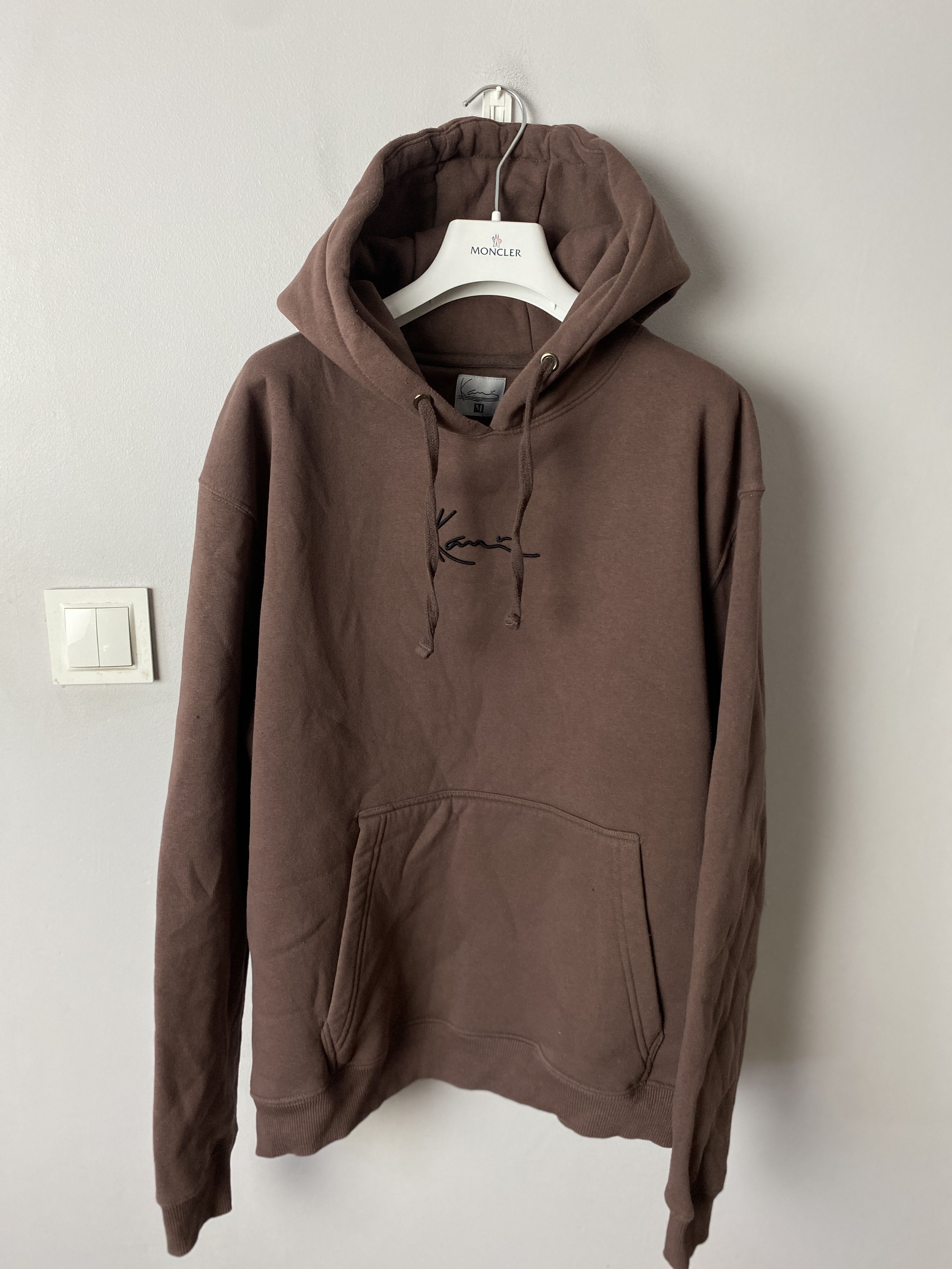 Karl Kani big center logo hoodie skate rap hip hop