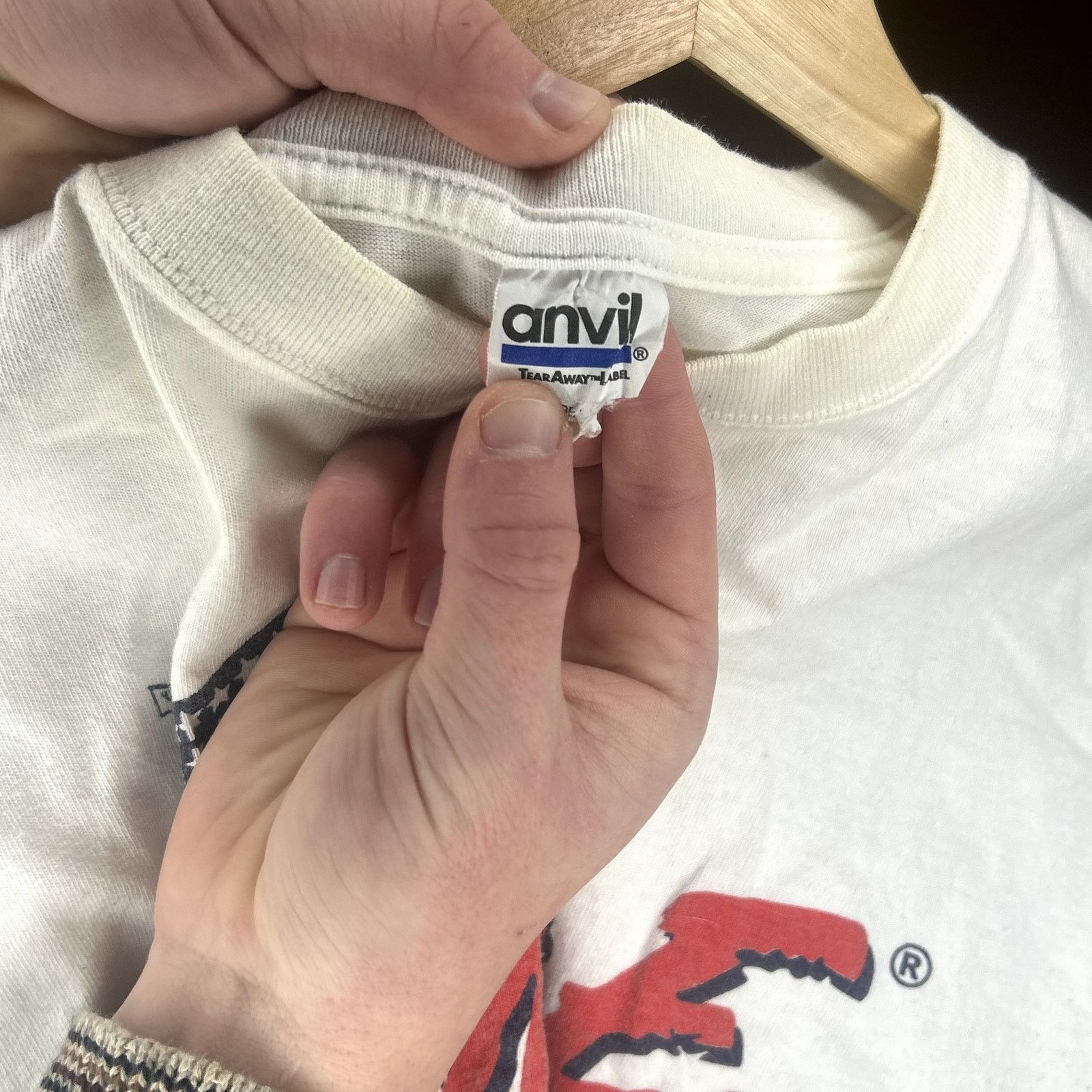 Anvil × Vintage Y2K DARE USA T-Shirt Has stains Size US XL / EU 56 / 4 - 6 Thumbnail