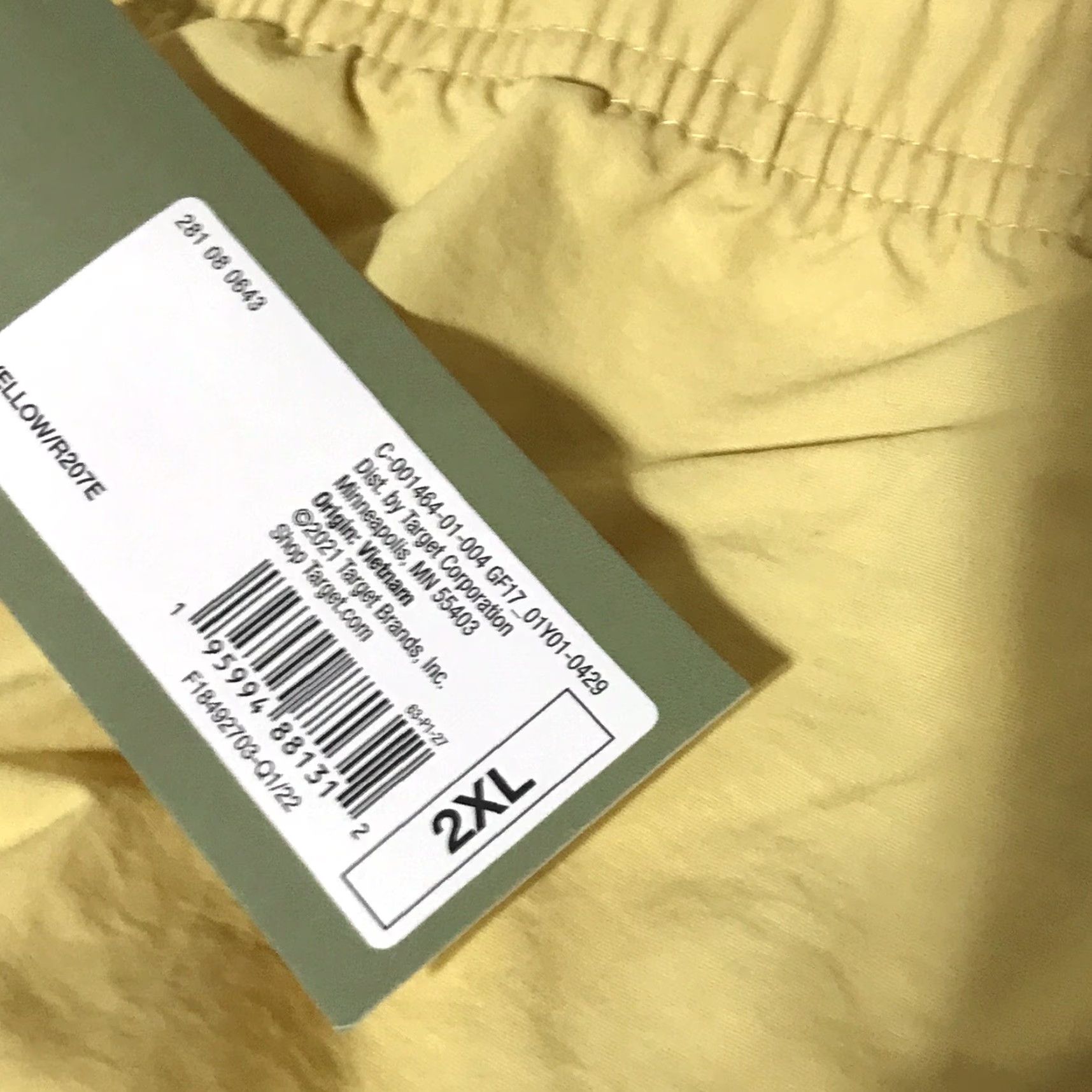 Vintage Goodfellow & Co Big & Tall Swim Trunks 2XL Yellow 7in Inseam Outdoor Mens Size US 39 - 4 Thumbnail