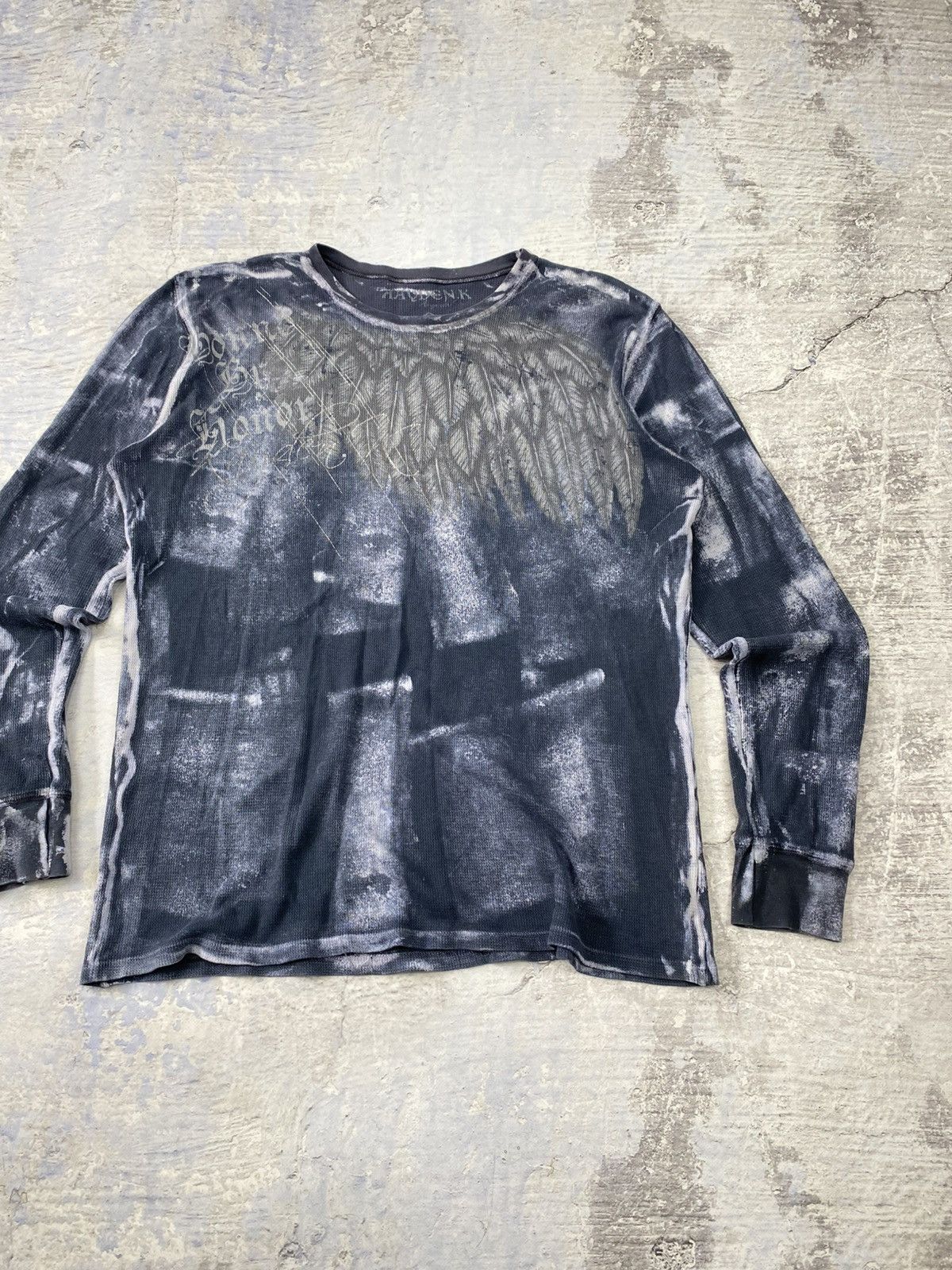 Kayden K Kayden K longsleeve mens avantgarde rock affliction trippnyc Size US XL / EU 56 / 4 - 4 Thumbnail
