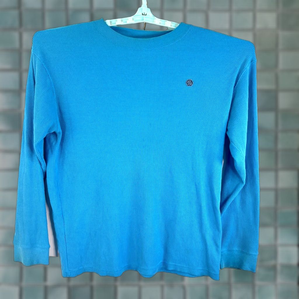 Southpole VINTAGE Southpole Men's Thermal Long Sleeve Shirt XL Blue 90s Outdoor Fall Winter Size US XL / EU 56 / 4 - 1 Thumbnail