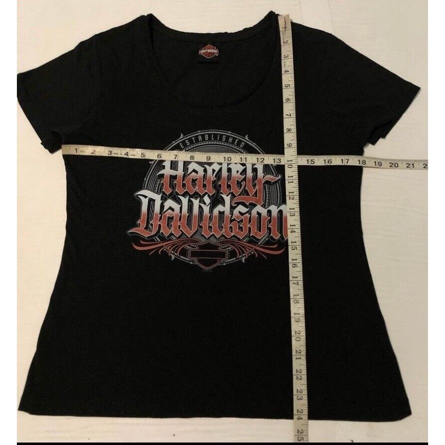 Harley Davidson Harley Davidson T-shirt Medium Women Stretchy INDIANA Size M / US 6-8 / IT 42-44 - 4 Thumbnail