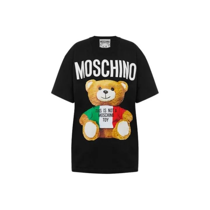 Moschino Moschino Teddy Bear Graphic T-Shirt 0079 Size XS / US 0-2 / IT 36-38 - 1 Thumbnail