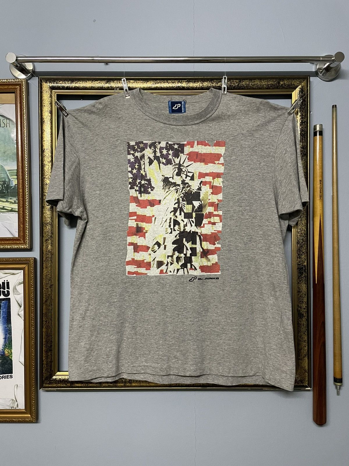 Japanese Brand Vintage 1990s Japan Designer Mr Junko Artwork Liberty Photo Size US M / EU 48-50 / 2 - 1 Thumbnail