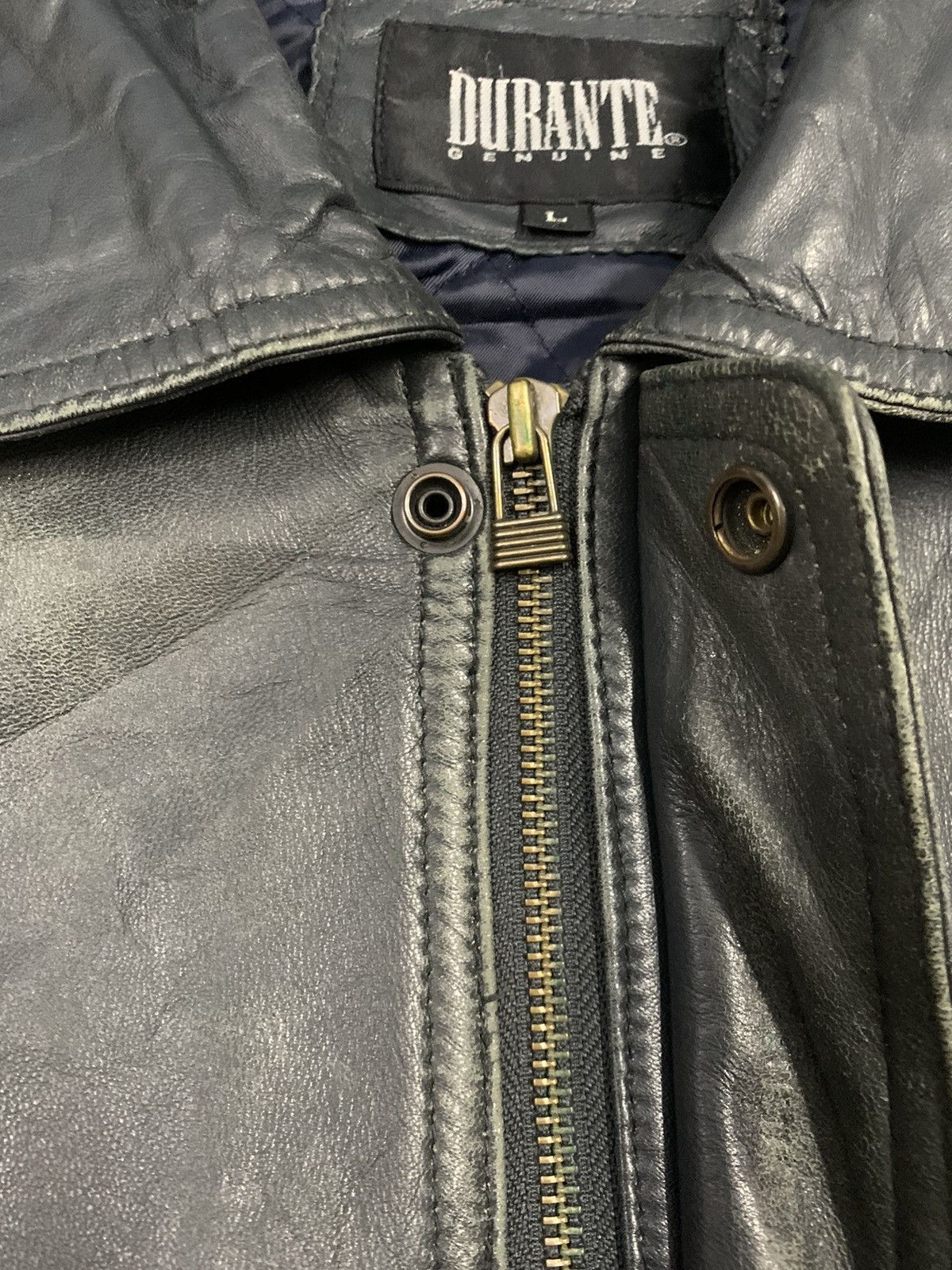 Other Japanese Brand Durante Sheepskin Leather Bomber Jacket Size US L / EU 52-54 / 3 - 7 Thumbnail