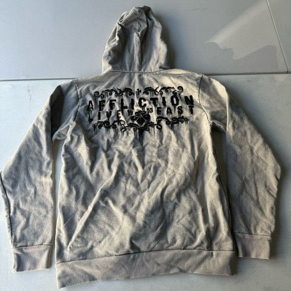 Affliction AFFLICTION LIVE FAST PULLOVER HOODIE SZ MEDIUM M Size US M / EU 48-50 / 2 - 7 Thumbnail