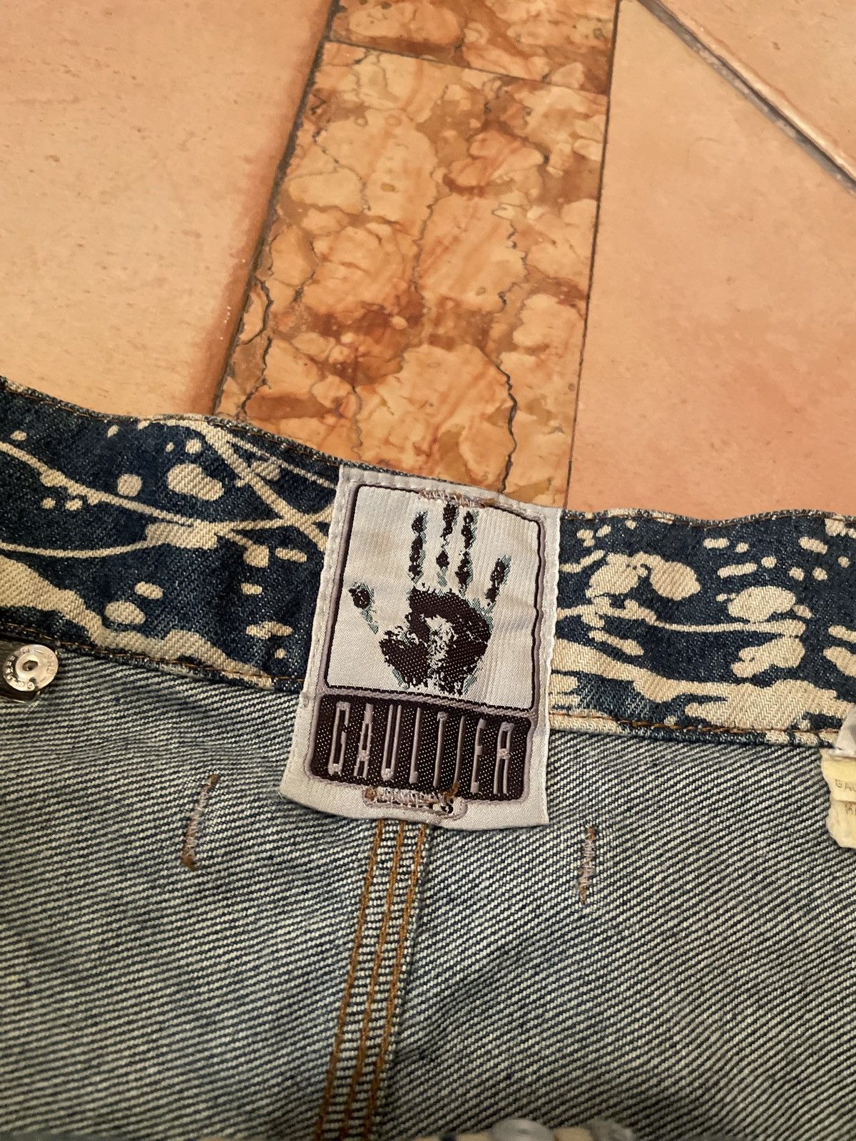 Jean Paul Gaultier Jean Paul Gaultier vintage bleach runaway denim overall L Size US 36 / EU 52 - 6 Thumbnail
