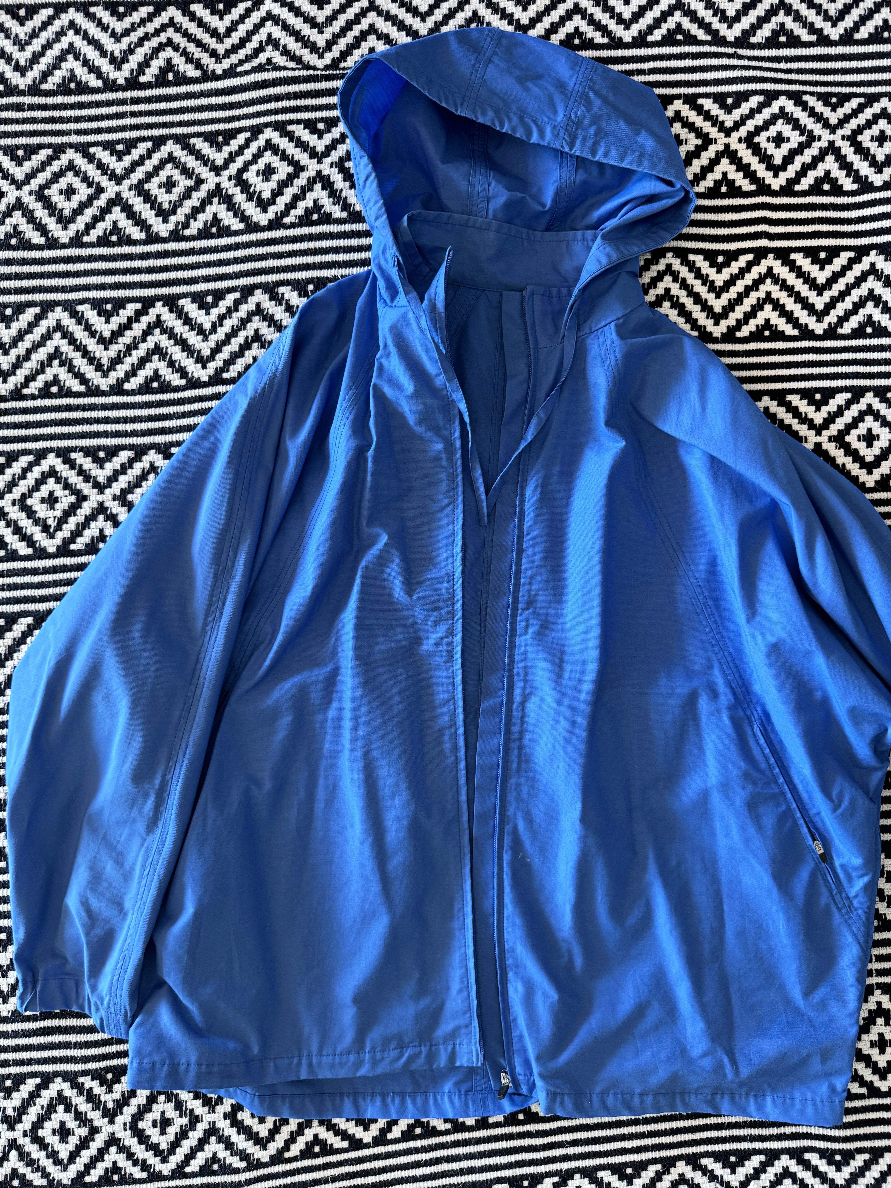 Cos COS Blue Overshirt Cape Size US M / EU 48-50 / 2 - 1 Thumbnail