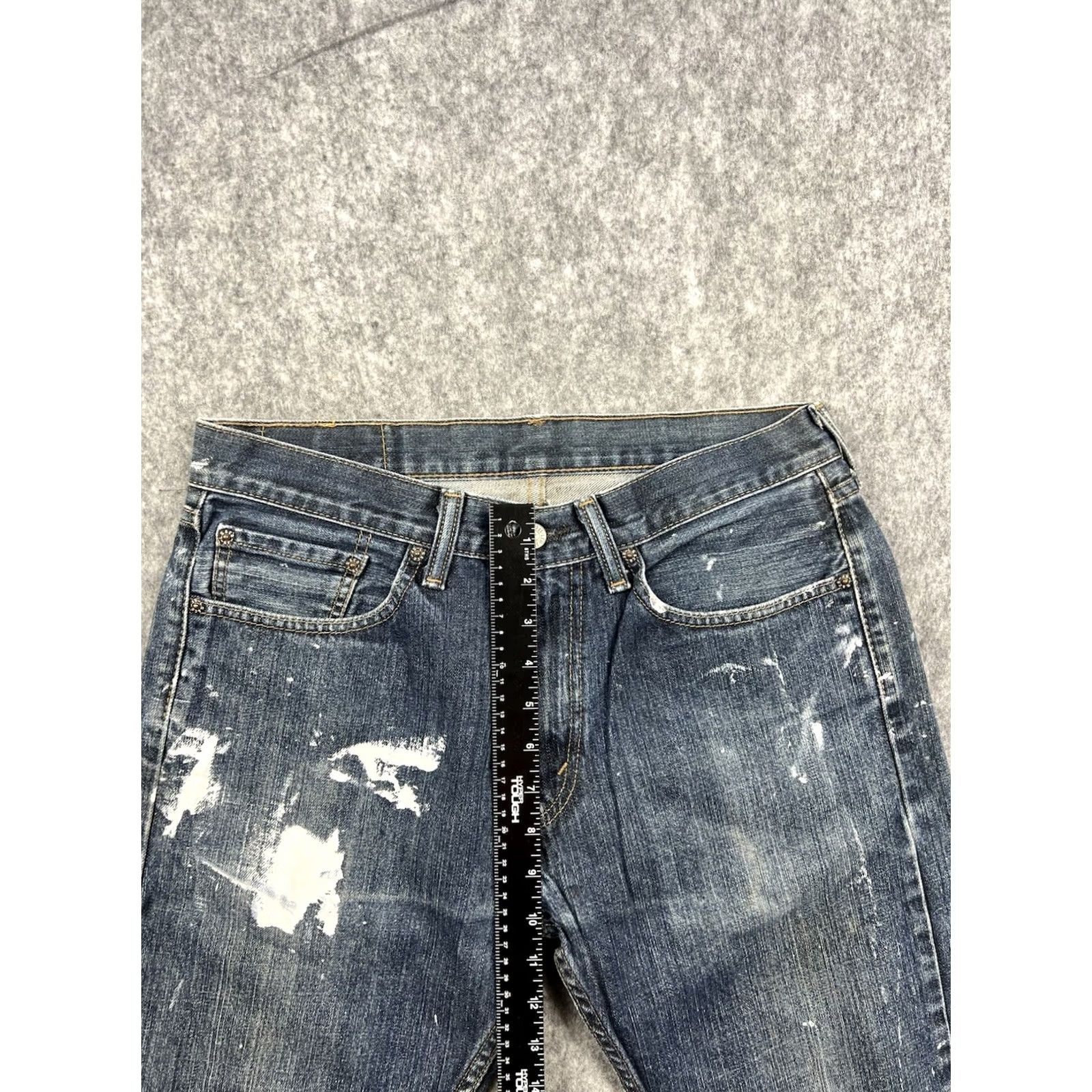 Levi's VINTAGE Levi's 505 Jeans Mens Regular Straight Distressed 31x32 Blue Denim USA 90s Grunge, Workwear, Grunge, USA Mens Size US 31 - 4 Thumbnail