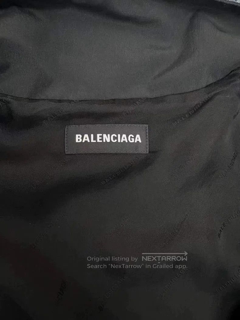 Balenciaga Balenciaga Black Green Logo Zip Jacket. Size US S / EU 44-46 / 1 - 5 Thumbnail
