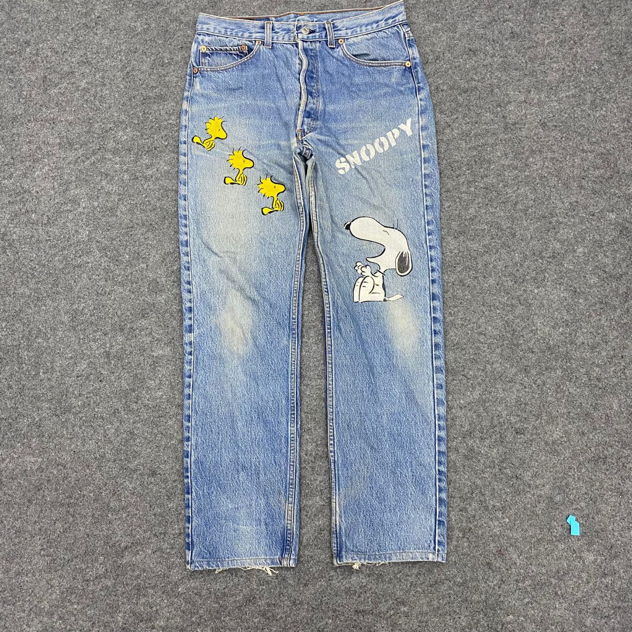 Levi's 💥Best Offer💥Vintage 90s Levis x snoopy Denim Size US 32 / EU 48 - 1 Thumbnail