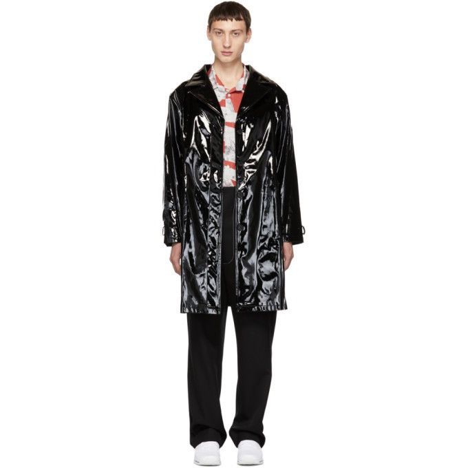 Anton Belinskiy × Designer Black Vinyl Coat Size US S / EU 44-46 / 1 - 4 Thumbnail