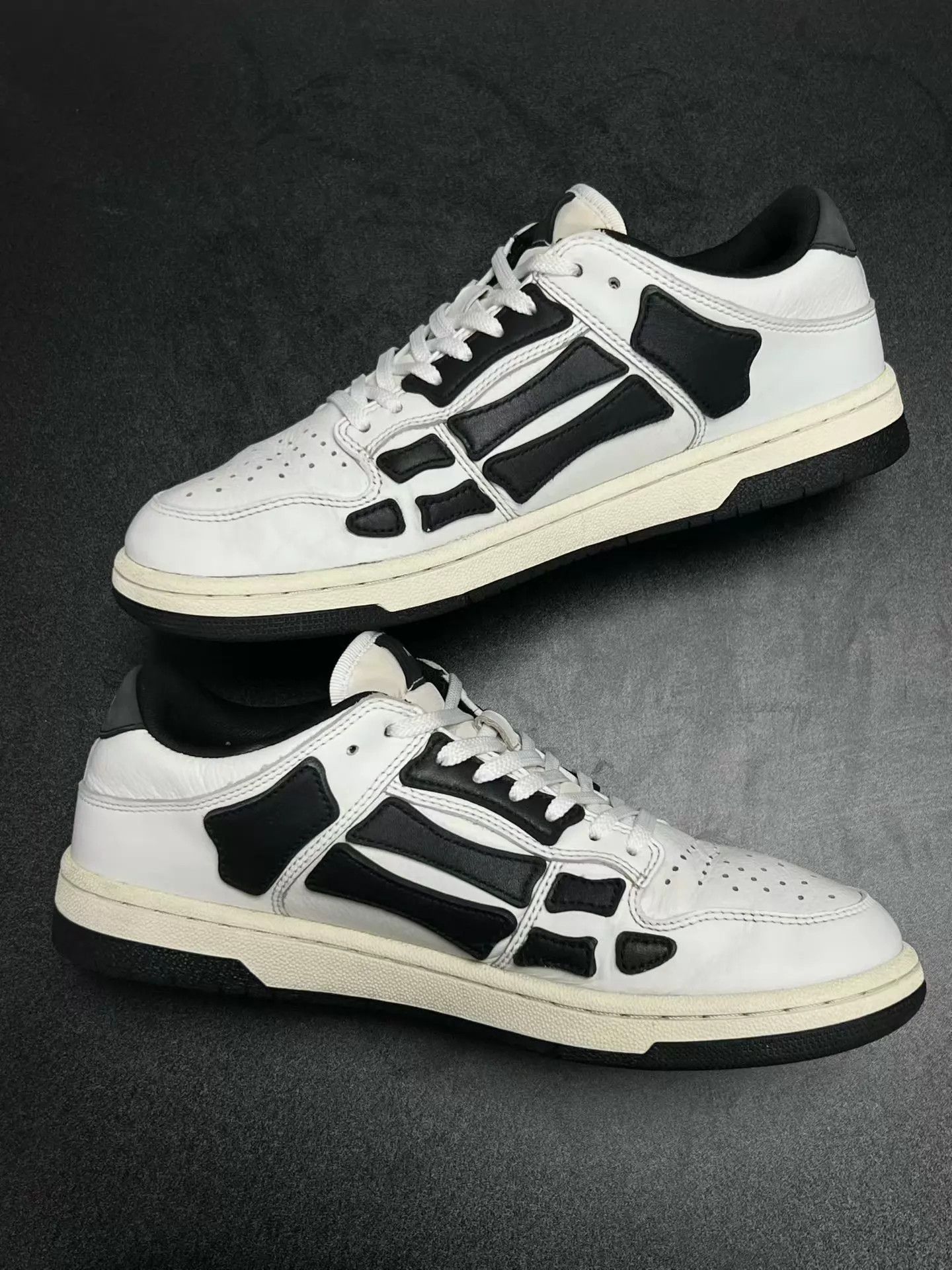 Amiri AMIRI Bone Low Top Sneaker White/Black Size 41 Size US 8 / EU 41 - 6 Thumbnail