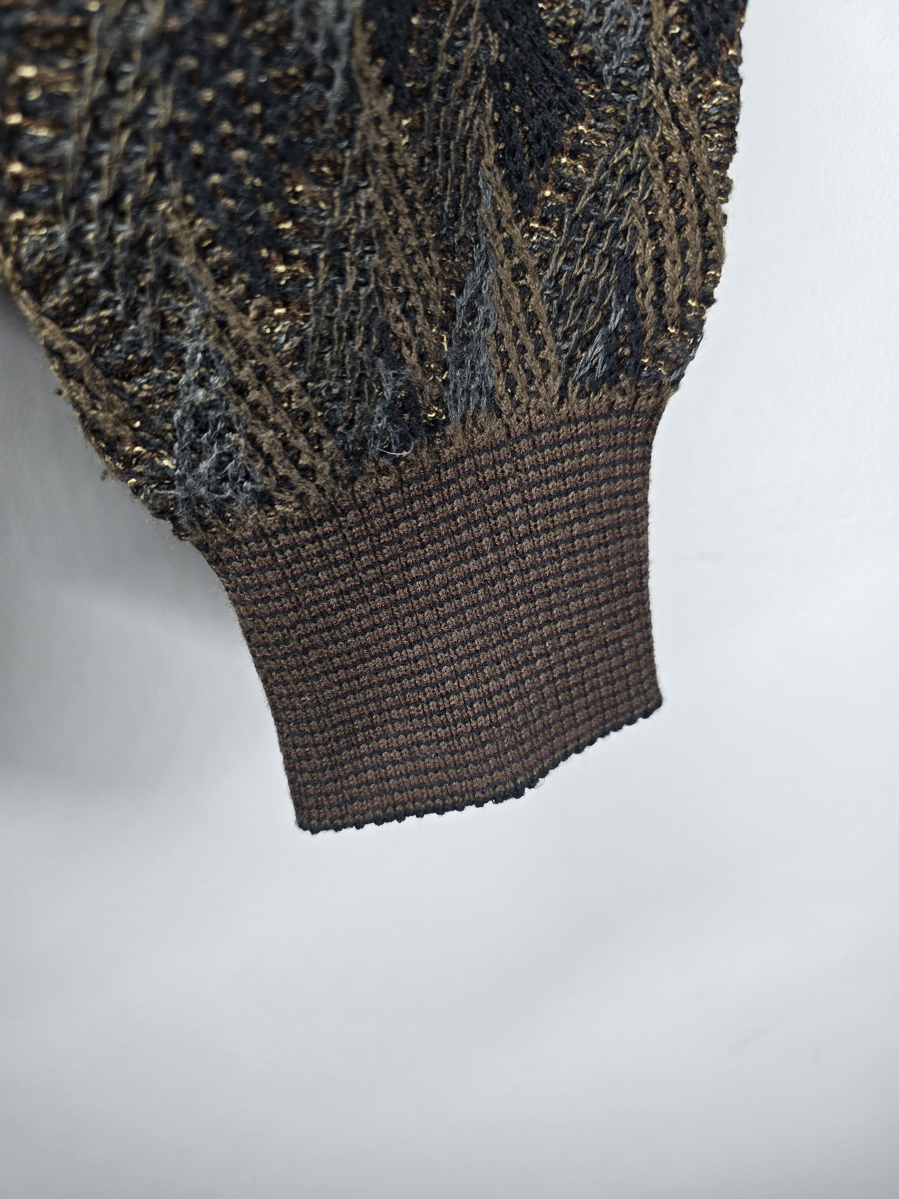 Other Mondo di Marco Italian Textured Crewneck Sweater Earth Tones Size US L / EU 52-54 / 3 - 5 Thumbnail
