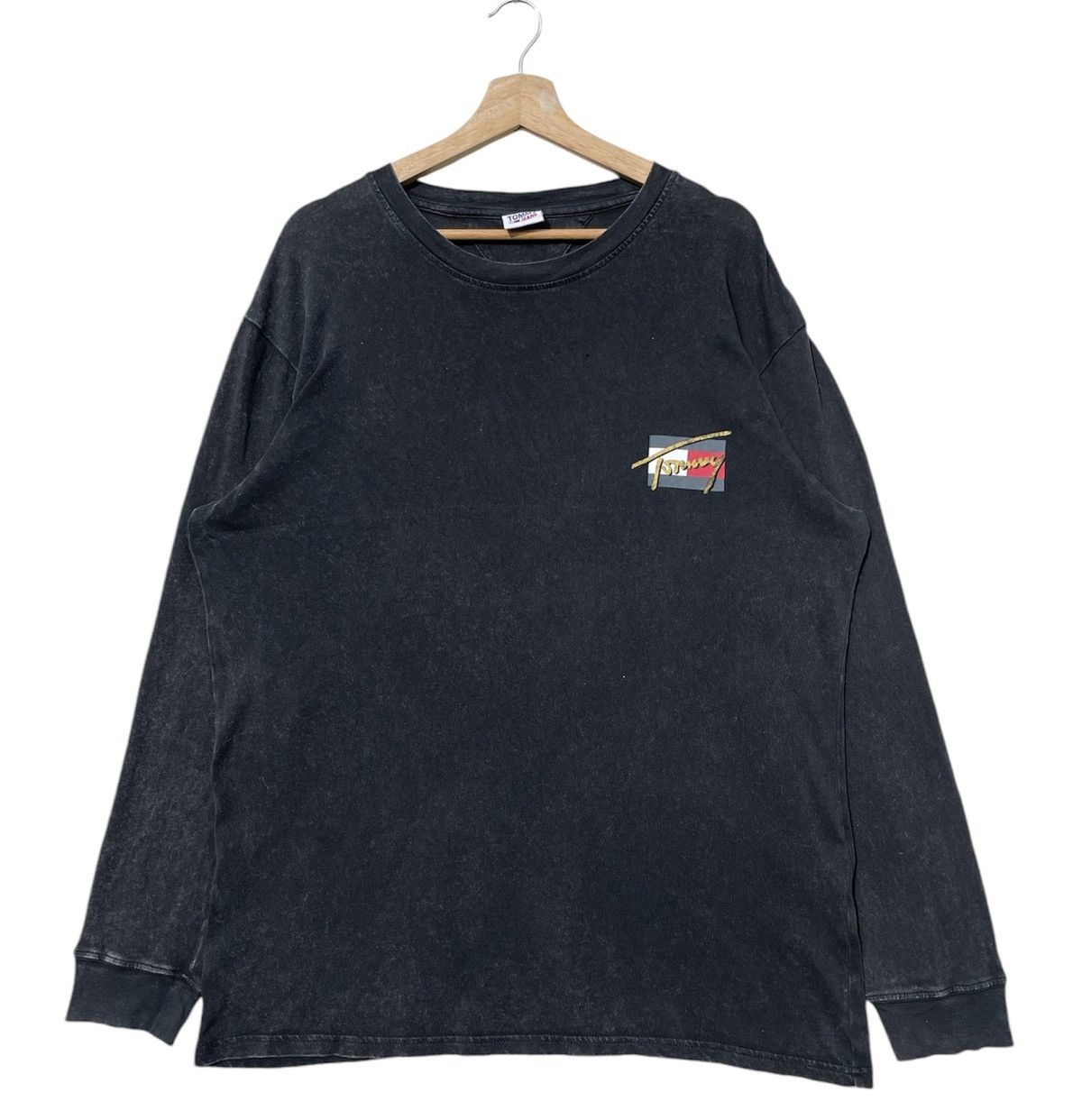 Tommy Jeans RARE🔥 Tommy Jeans Longsleeve Shirt Size US XL / EU 56 / 4 - 2 Thumbnail