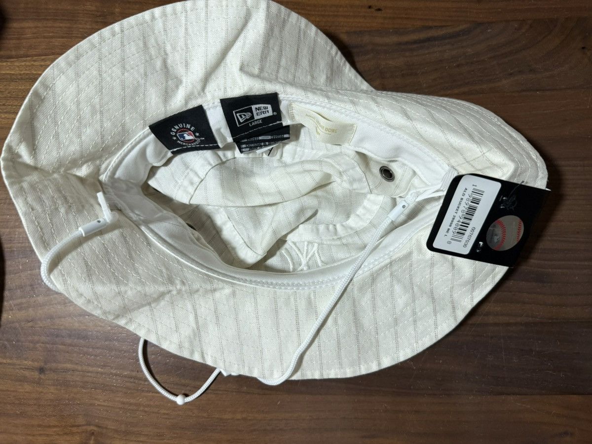 Aime Leon Dore Aime Leon Dore ALD / New Era Yankees Striped Linen Bucket Size ONE SIZE - 9 Thumbnail