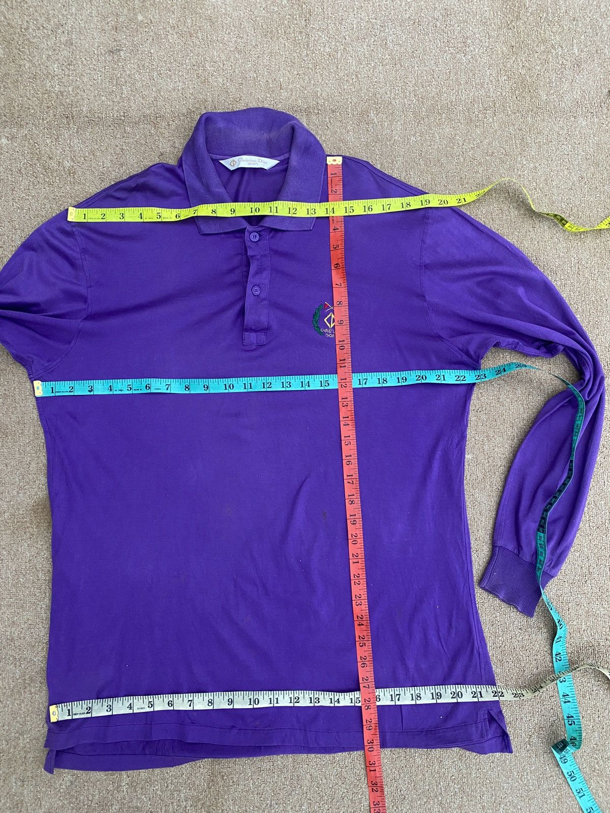 Christian Dior Monsieur × Hedi Slimane Vintage christian dior sport long sleeve shirt Size US L / EU 52-54 / 3 - 12 Thumbnail