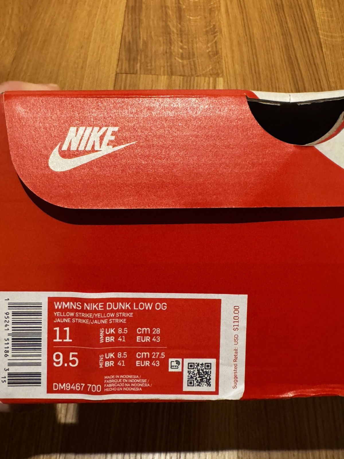Nike Nike Dunk Low ‘Yellow Strike’ Size US 9.5 / EU 42-43 - 7 Thumbnail