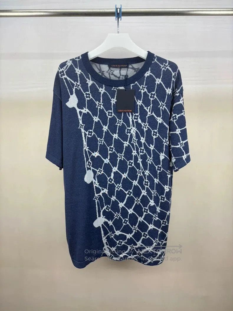 Louis Vuitton Louis Vuitton 24SS Mesh Logo Short Sleeve. Size US XXL / EU 58 / 5 - 1 Thumbnail