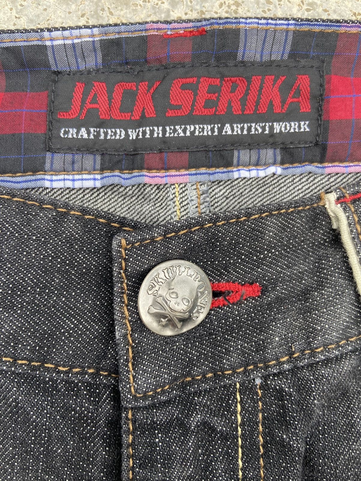Japanese Brand 🔥 Jack Serika jeans Flared skulls if six was nine Size US 32 / EU 48 - 9 Thumbnail