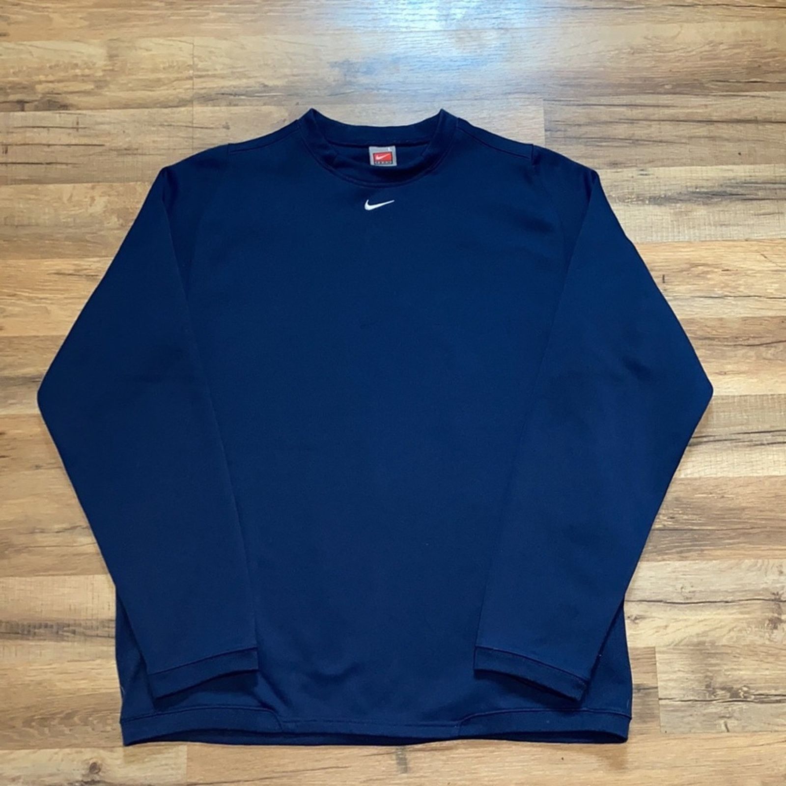 Nike Y2K Nike team center swoosh Therma-Fit crewneck Size US L / EU 52-54 / 3 - 1 Thumbnail