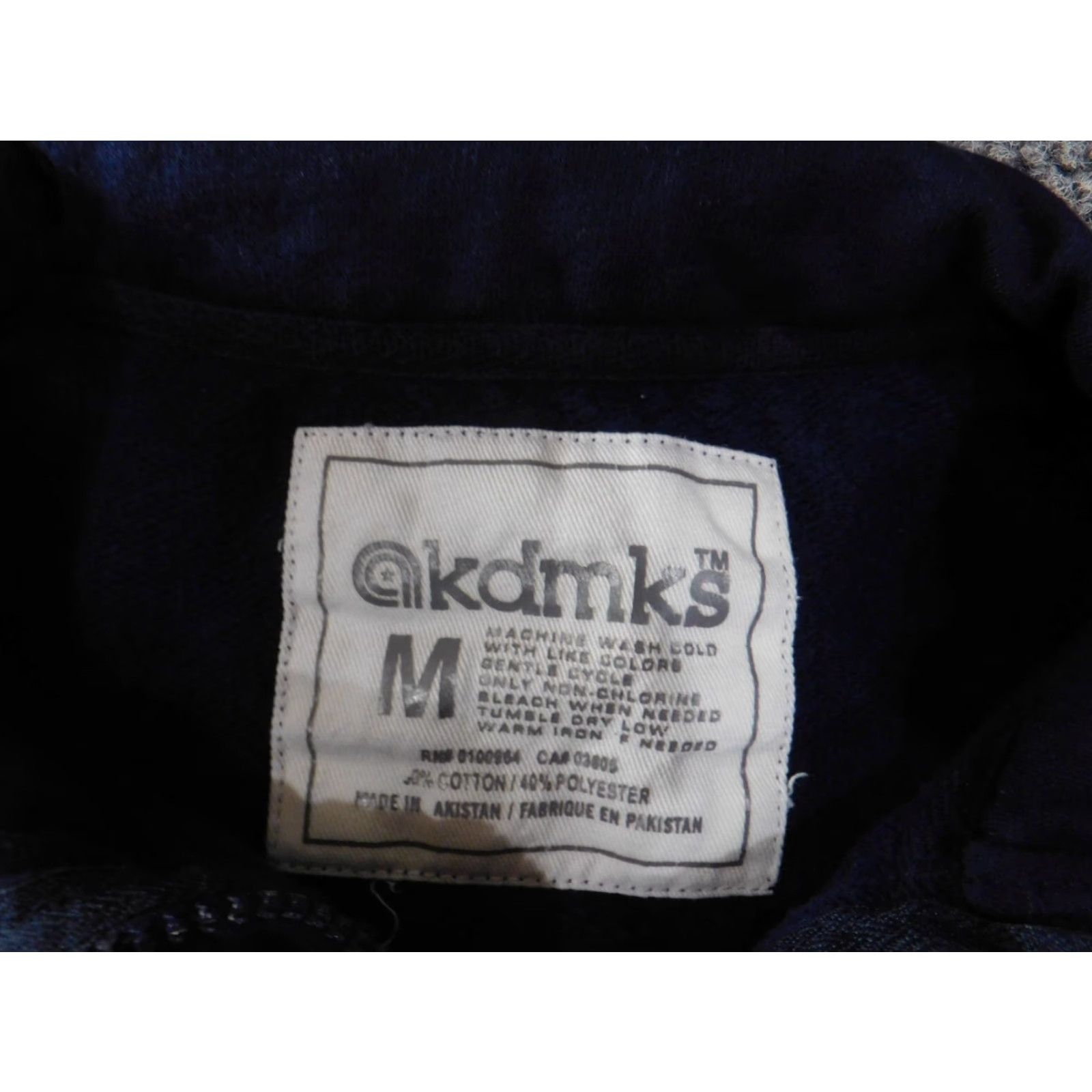 Akademiks akademiks jacket medium mens y2k vintage blue zip knit stretch retro bomber jacket Size M / US 6-8 / IT 42-44 - 5 Thumbnail
