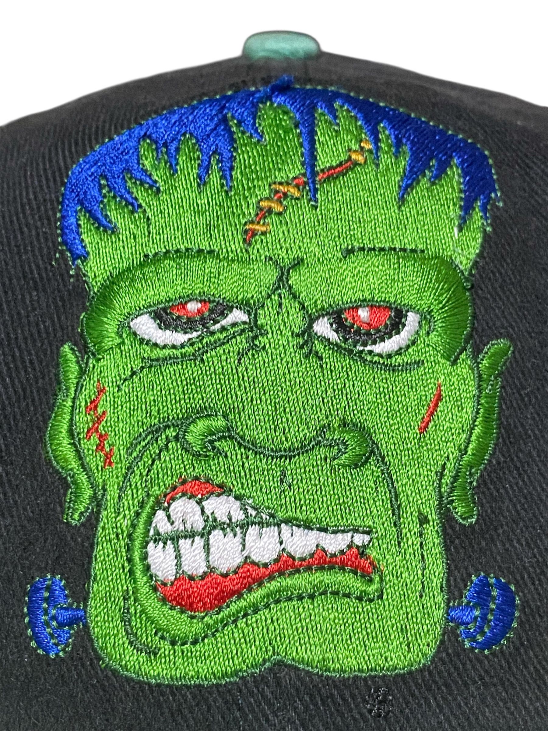 Vintage Vintage Frankenstein Monster Movie Embroidery Strap Back Cap Size ONE SIZE - 2 Thumbnail