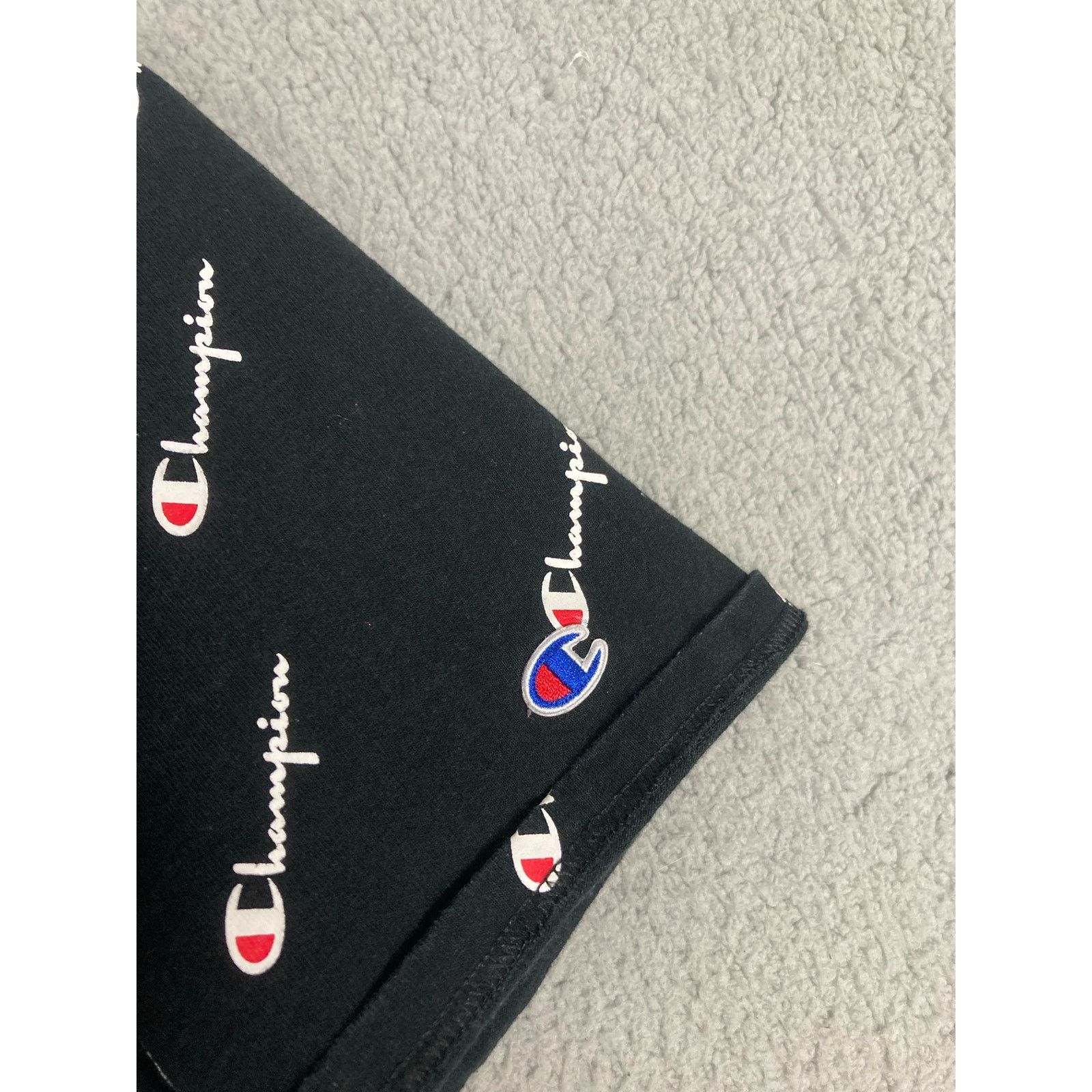 Champion Champion Heritage XL Black T-Shirt All Over Logo Print Size US XL / EU 56 / 4 - 10 Thumbnail