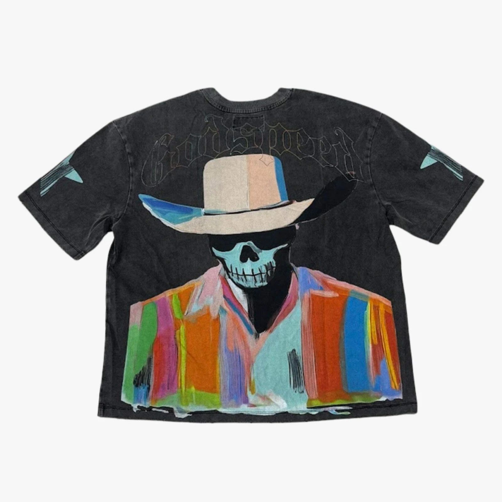 Godspeed Godspeed Pastel Cowboy Grey Wash Tee Size US XXL / EU 58 / 5 - 2 Thumbnail