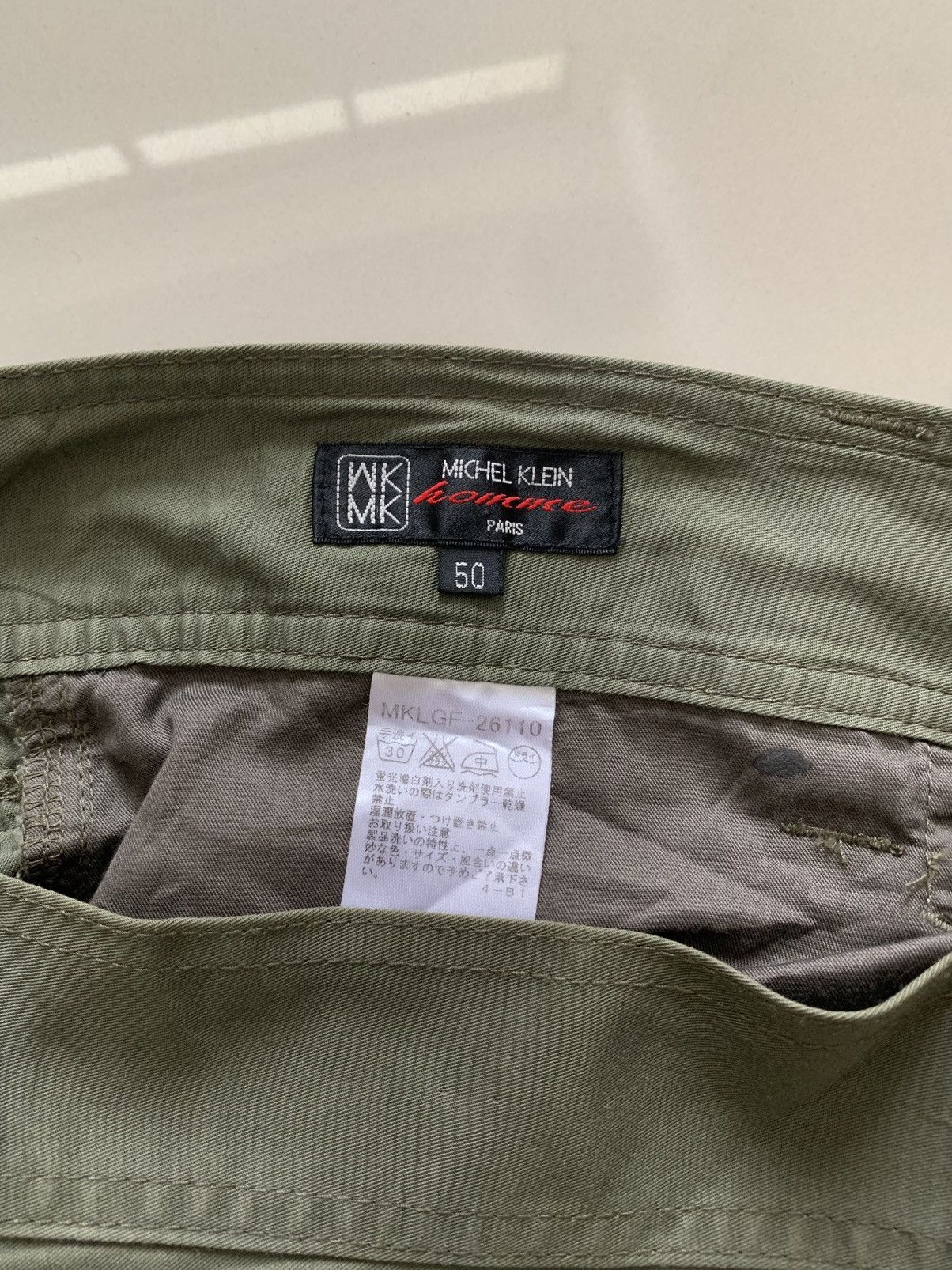 Michel Klein Michel Klein Homme Military 3D Cargo Spiral Flared Pants Size US 34 / EU 50 - 4 Thumbnail