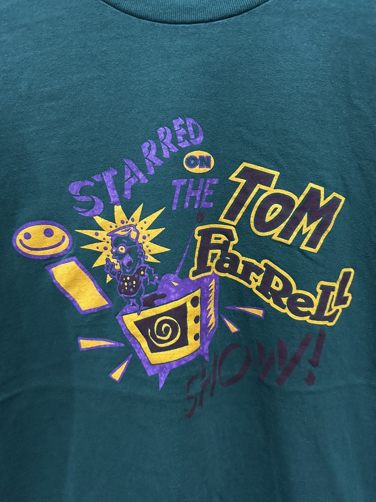 Hanes × Vintage Tom Farrell Show x Tshirt x Vintage Size US L / EU 52-54 / 3 - 3 Thumbnail