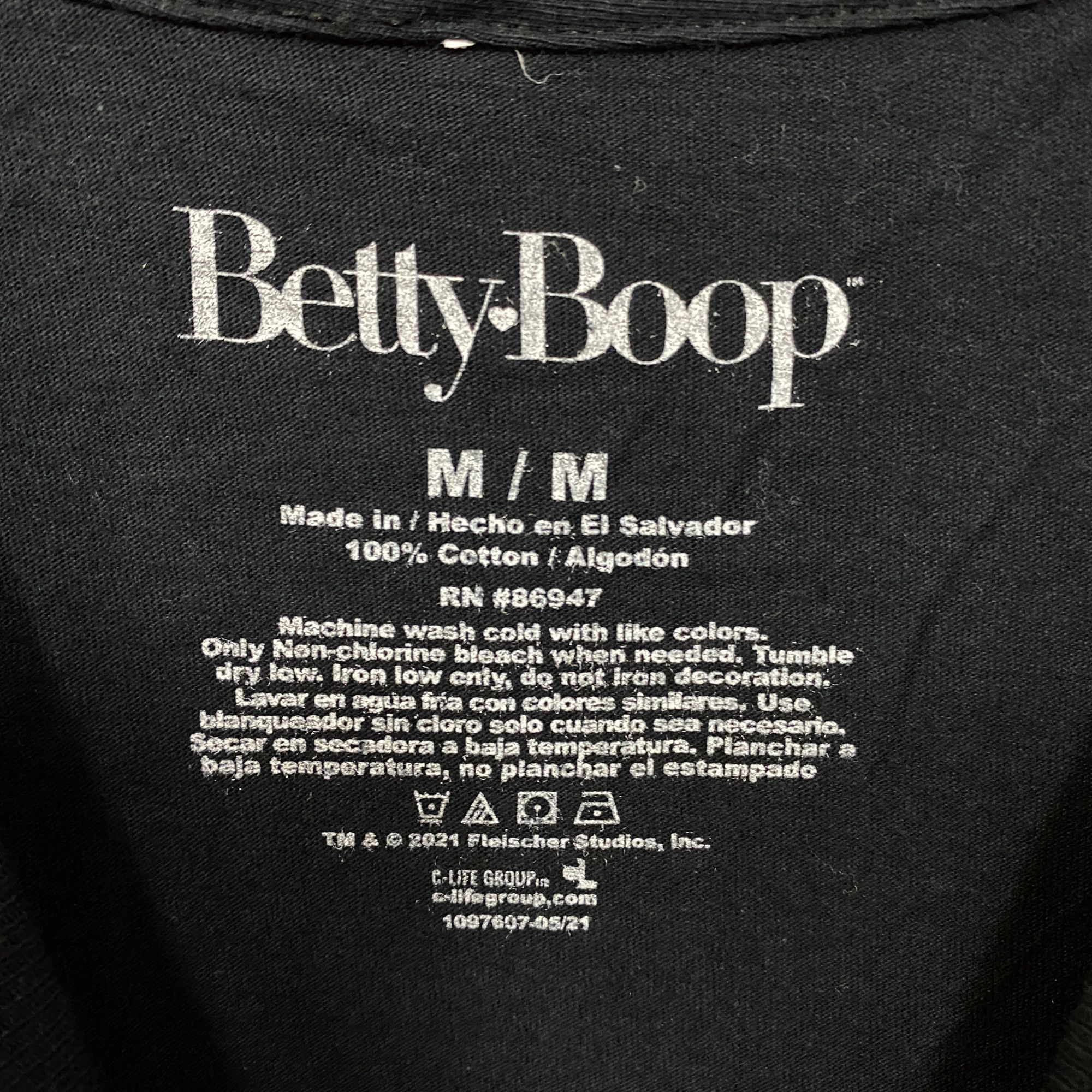 Other Betty Boop Heroine Of Hearts Graphic Design T-Shirt Medium Size US M / EU 48-50 / 2 - 4 Thumbnail