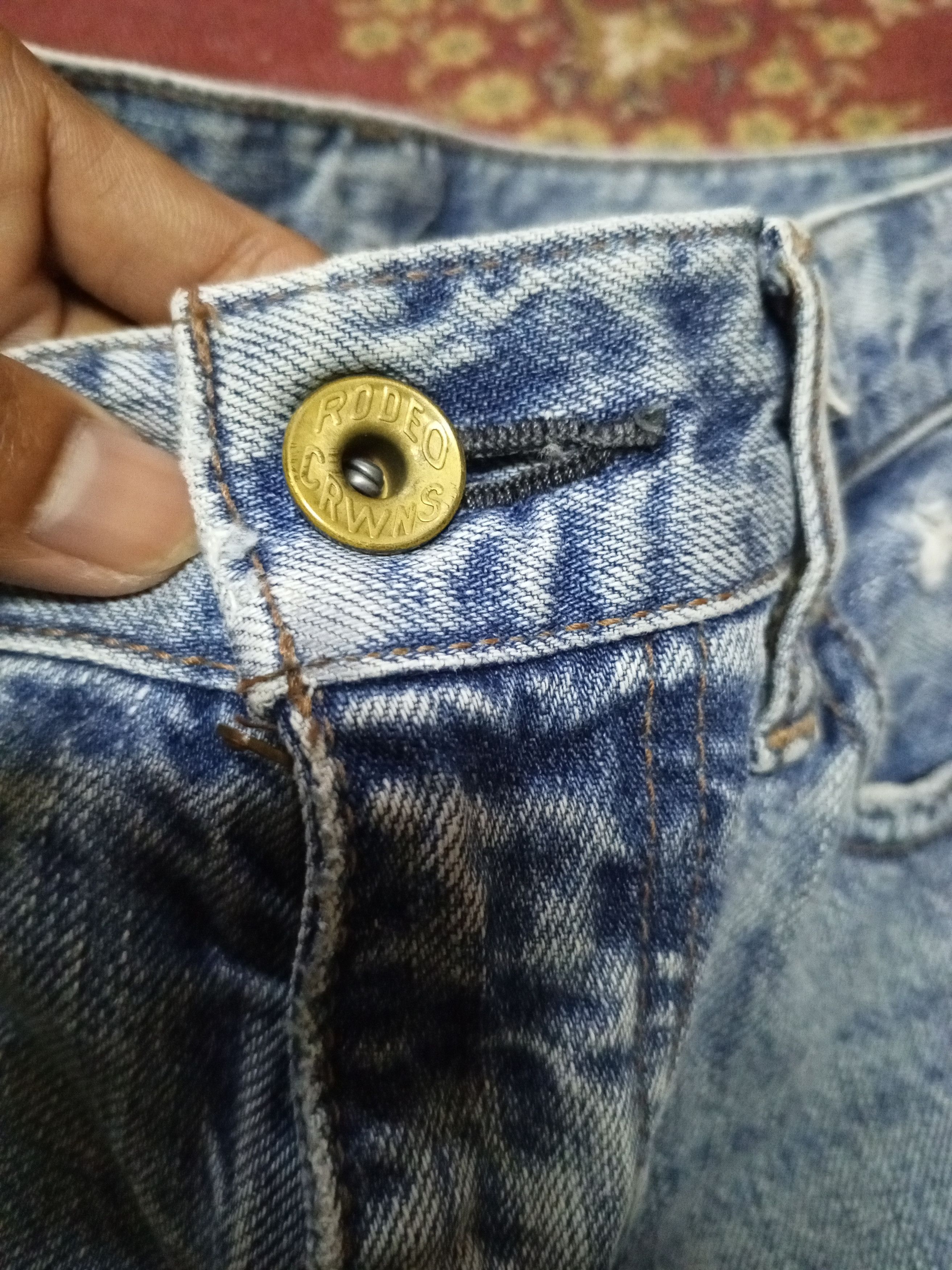 Japanese Brand RODEO CROWNS JEANS BLUE JAPAN Size US 30 / EU 46 - 9 Thumbnail