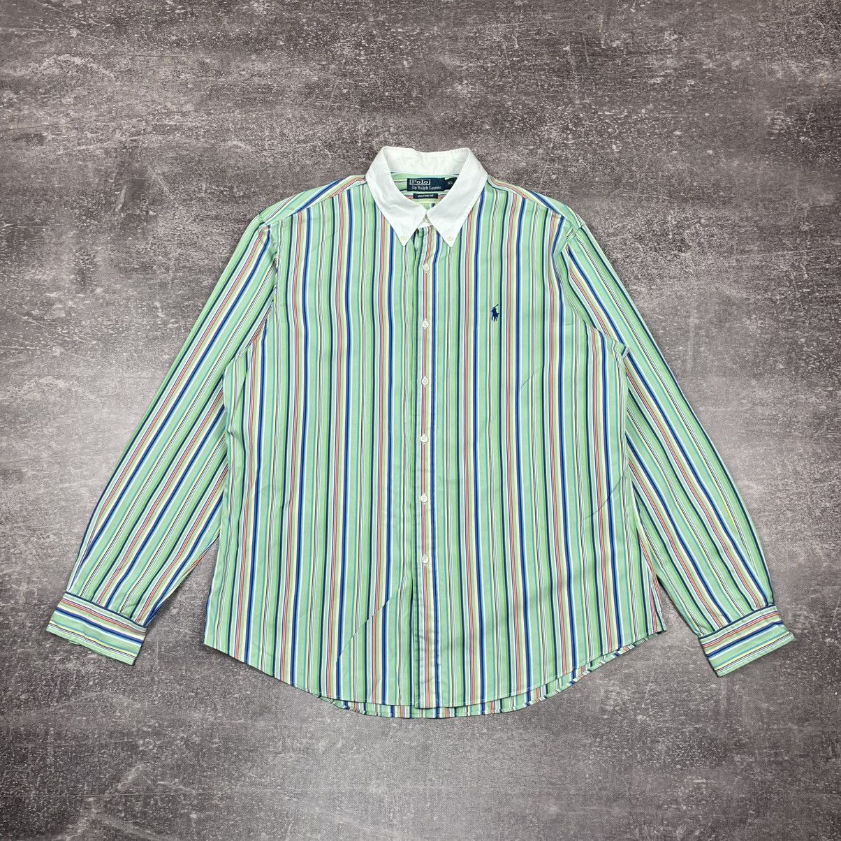 Polo Ralph Lauren Vintage Polo Ralph Lauren Long Sleeve Button Up Shirt Size US M / EU 48-50 / 2 - 1 Thumbnail